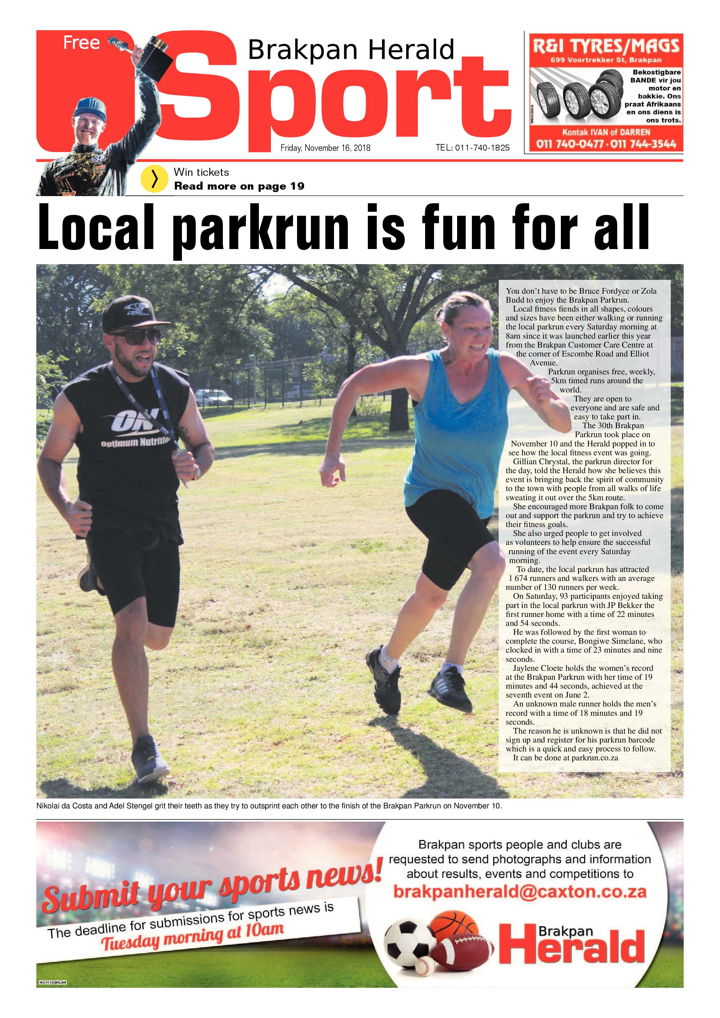Brakpan Herald 16 November 2018 page 20