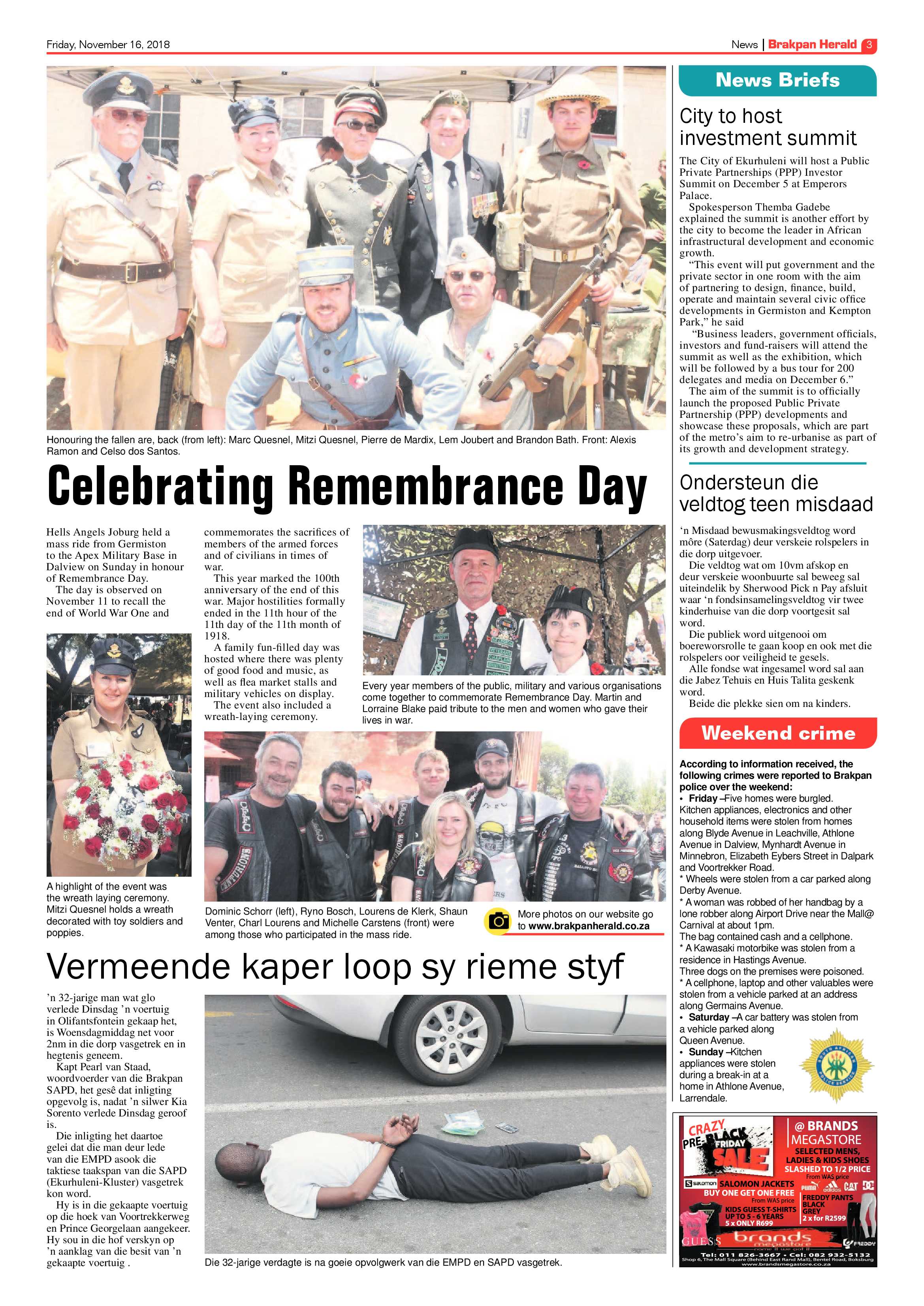 Brakpan Herald 16 November 2018 page 3