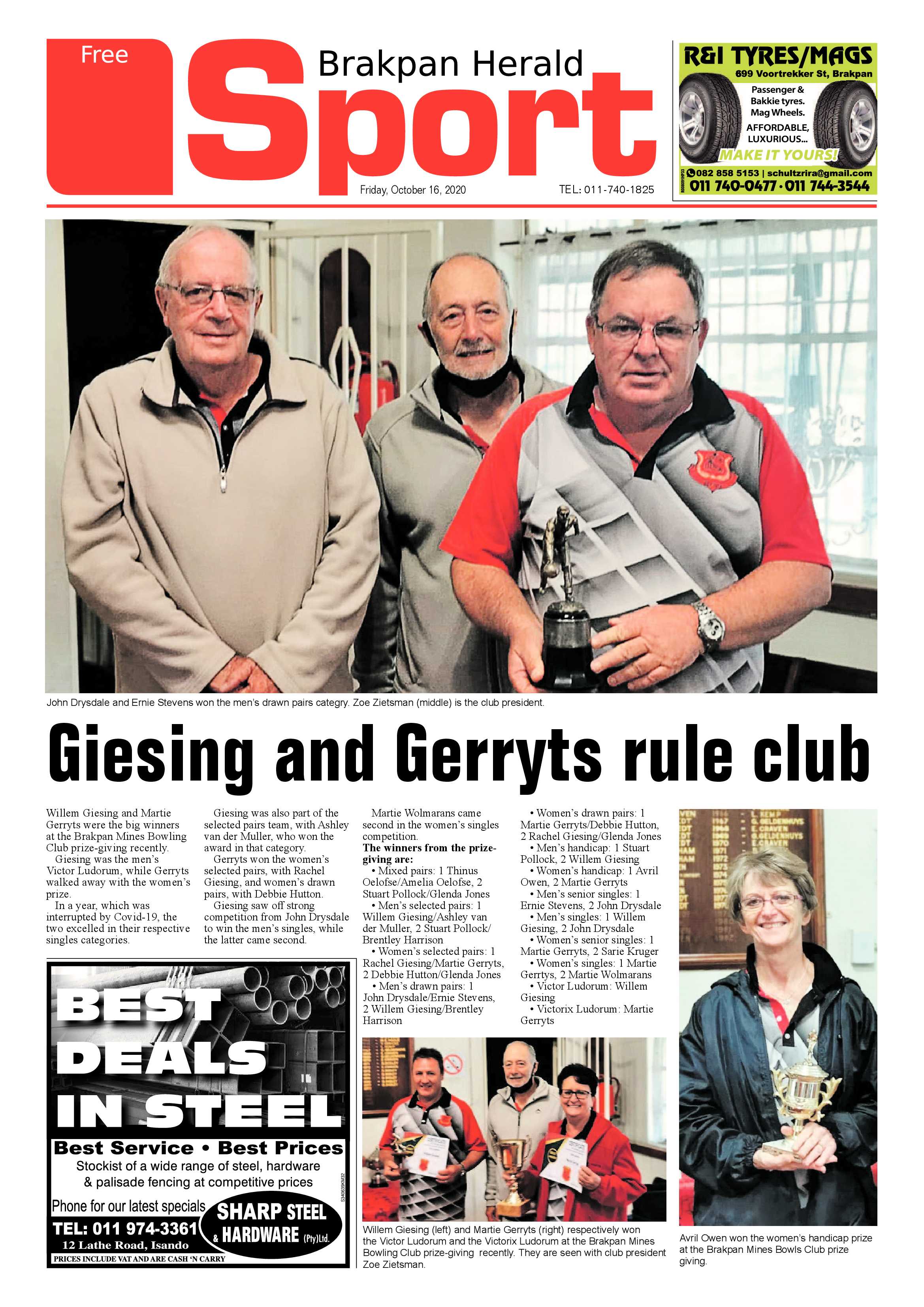 Brakpan Herald 16 October 2020 page 12