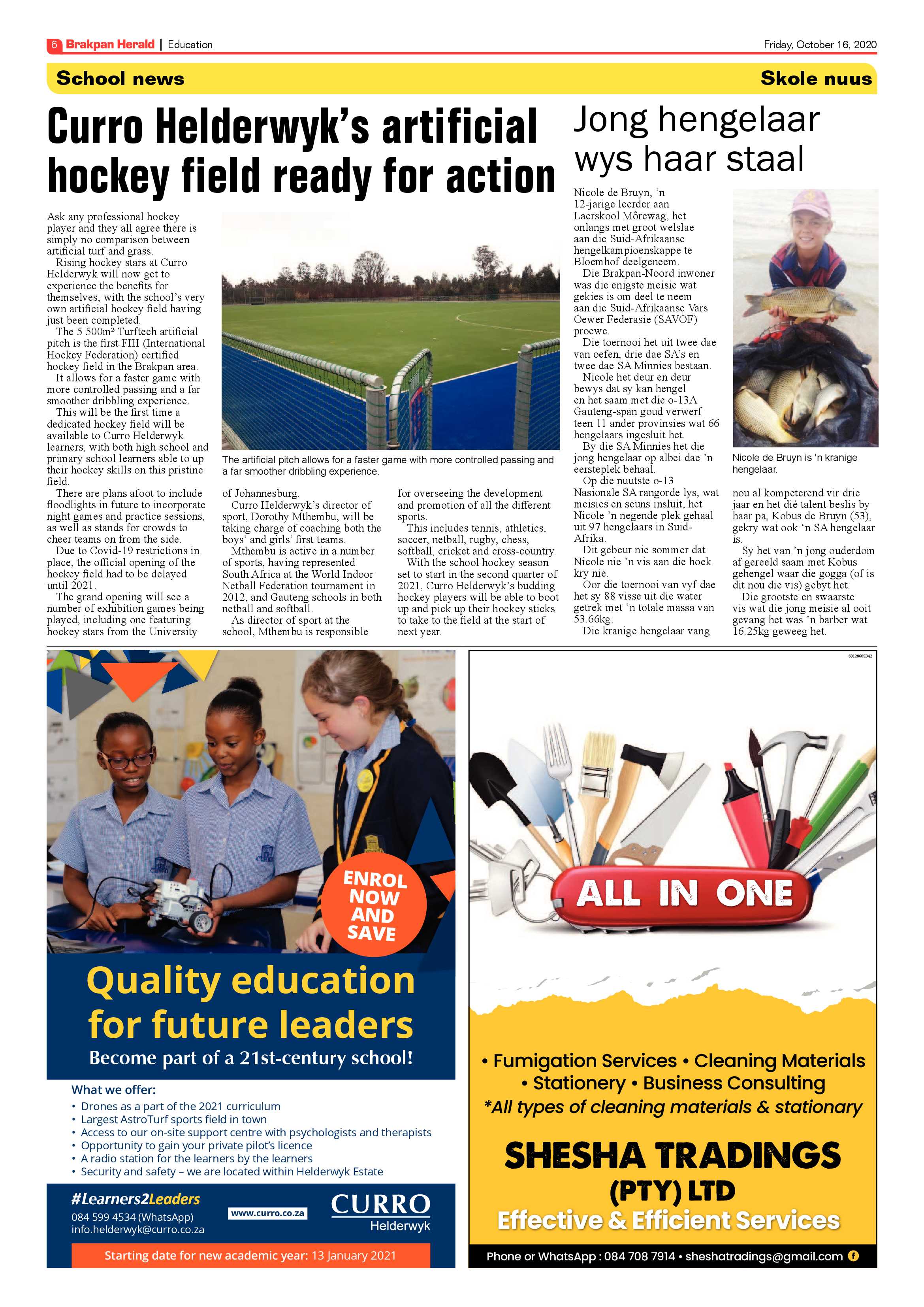 Brakpan Herald 16 October 2020 page 6
