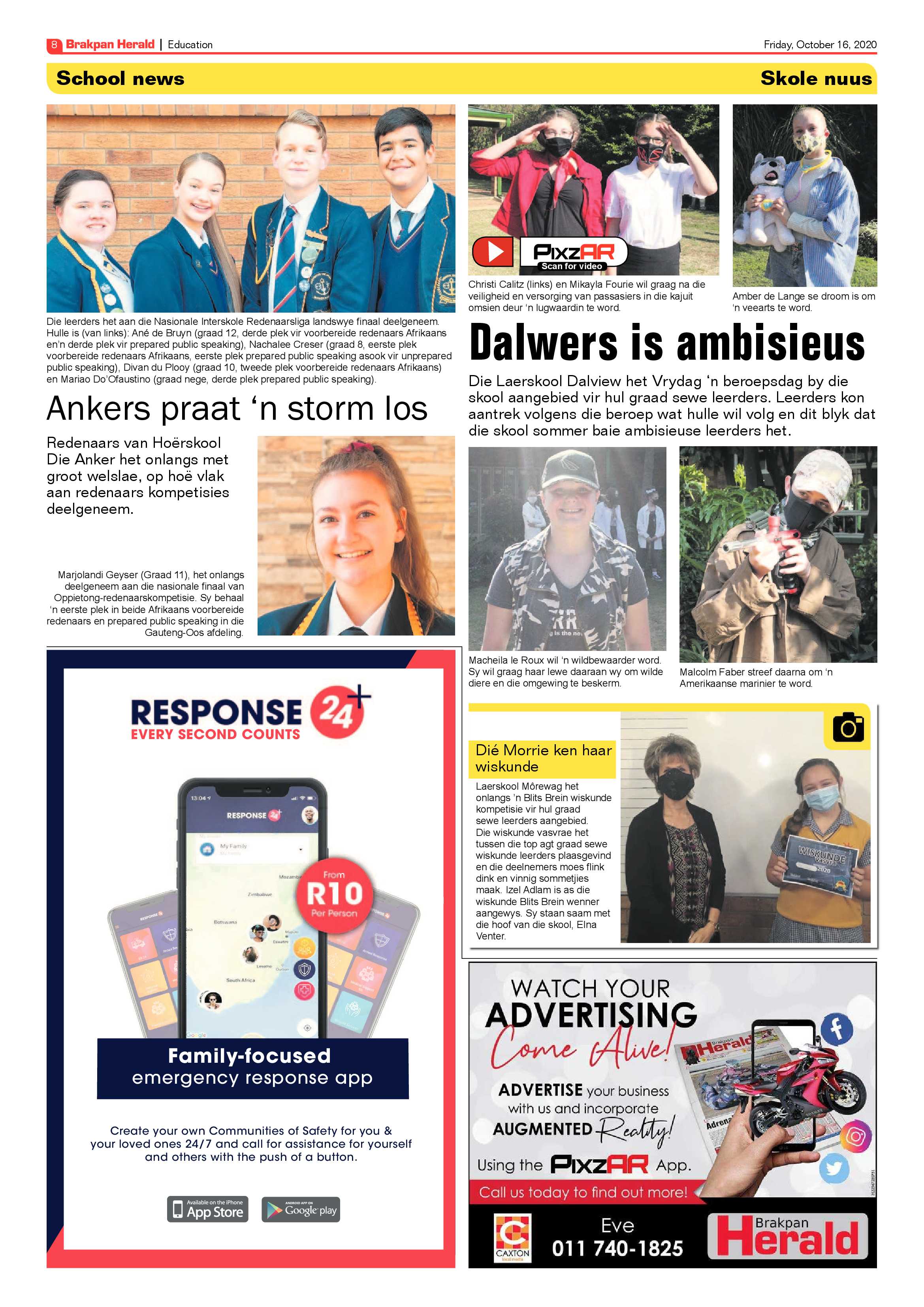 Brakpan Herald 16 October 2020 page 8