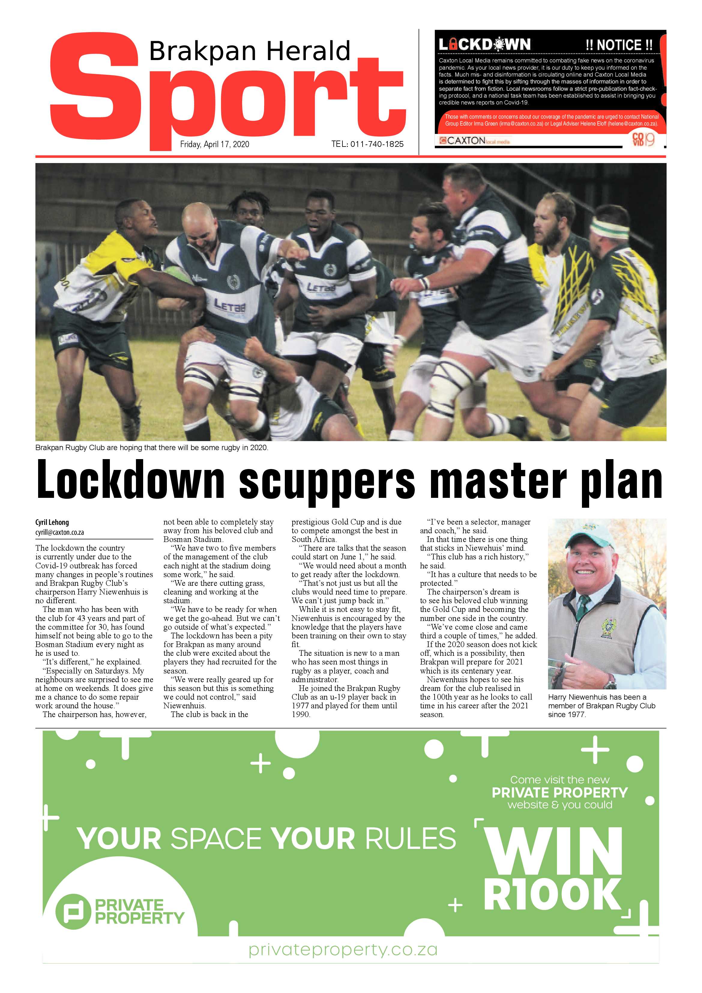 Brakpan Herald 17 April 2020 page 8