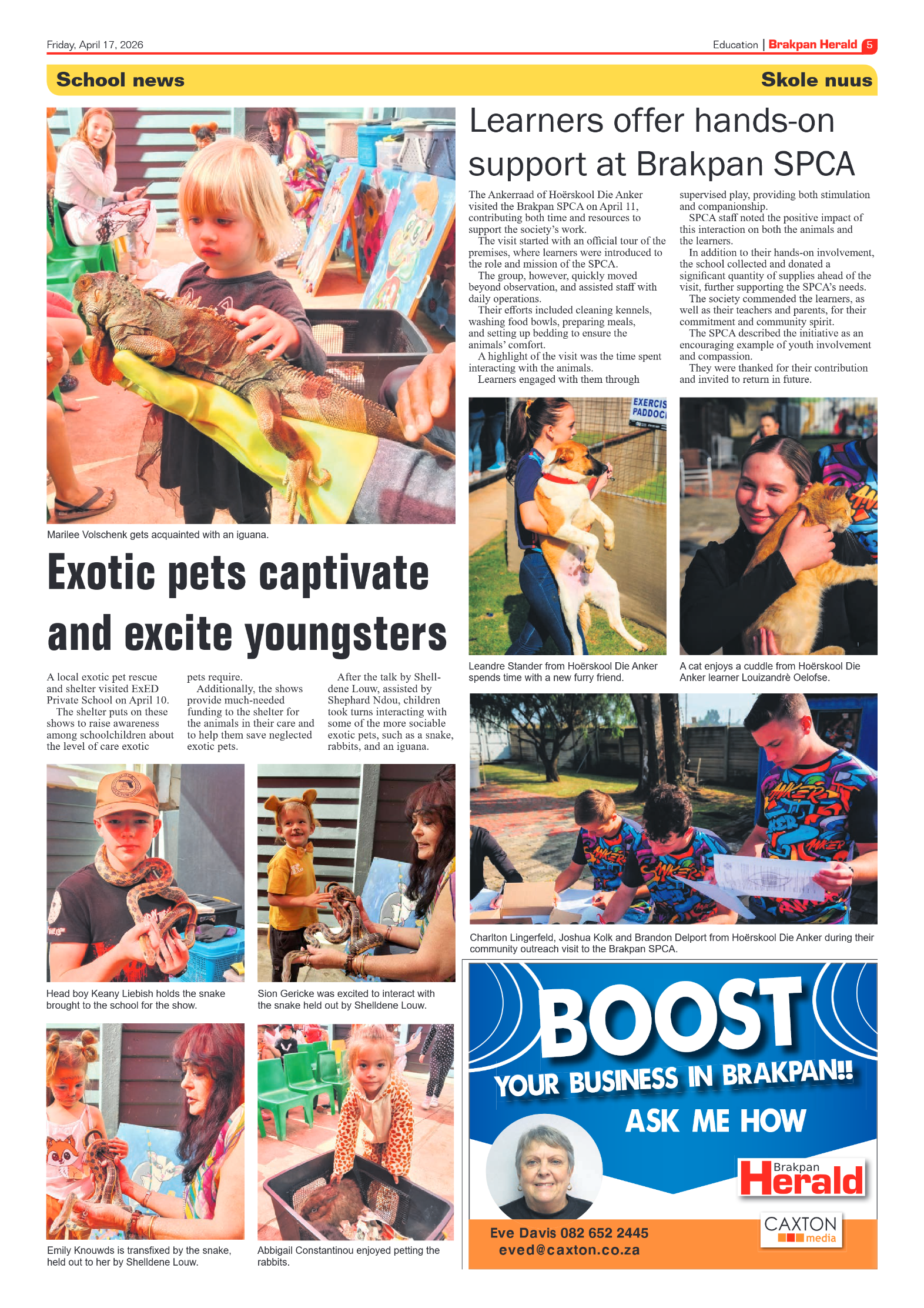 Brakpan Herald 17 April 2026 page 5
