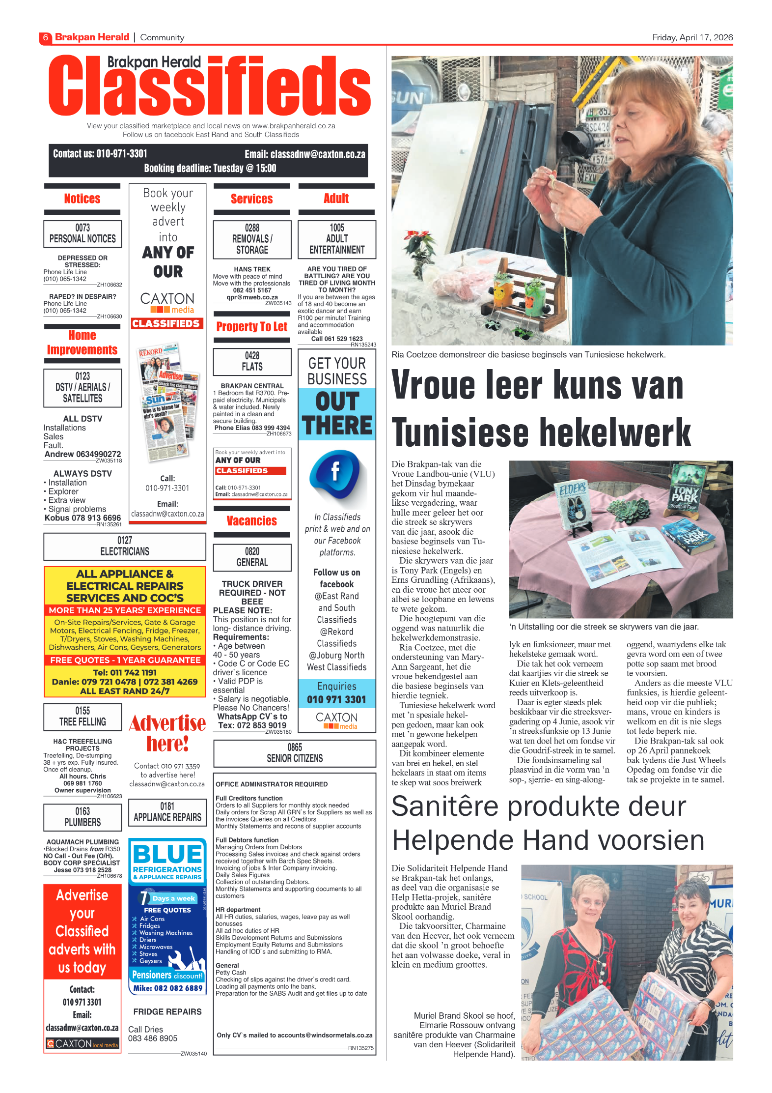 Brakpan Herald 17 April 2026 page 6