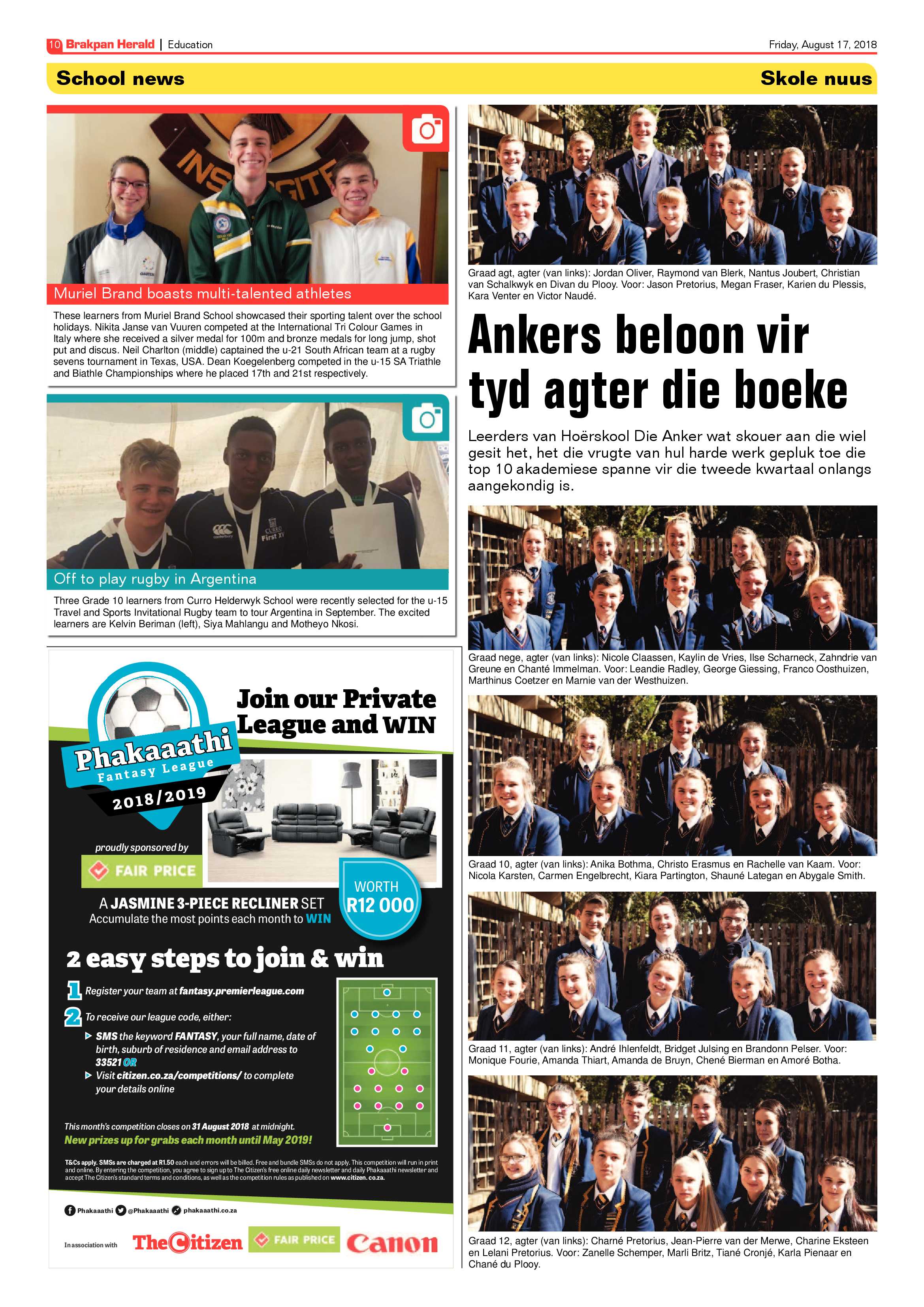 Brakpan Herald 17 August 2018 page 10