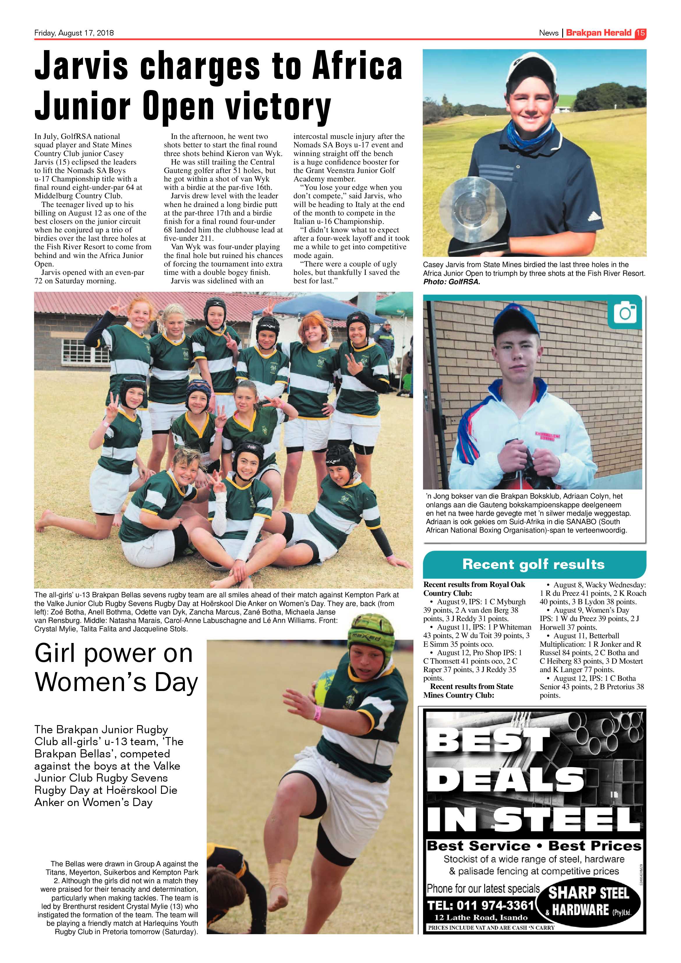Brakpan Herald 17 August 2018 page 15