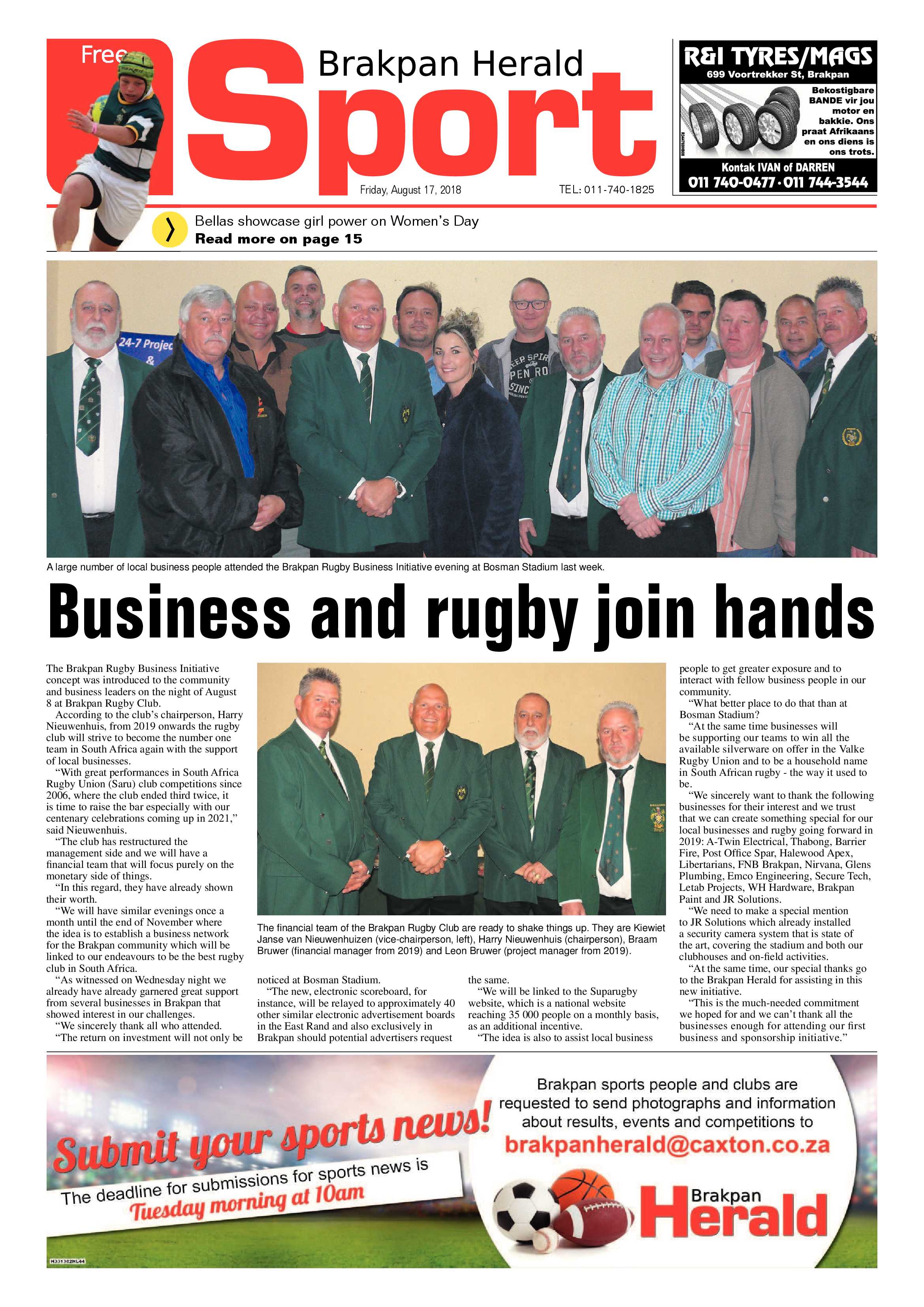 Brakpan Herald 17 August 2018 page 16