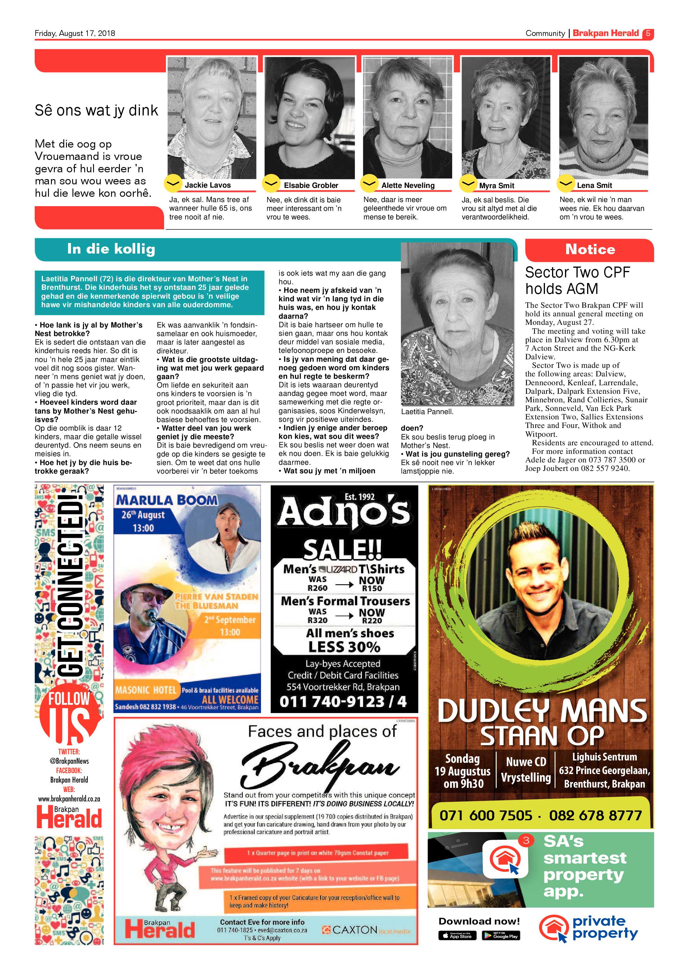 Brakpan Herald 17 August 2018 page 5