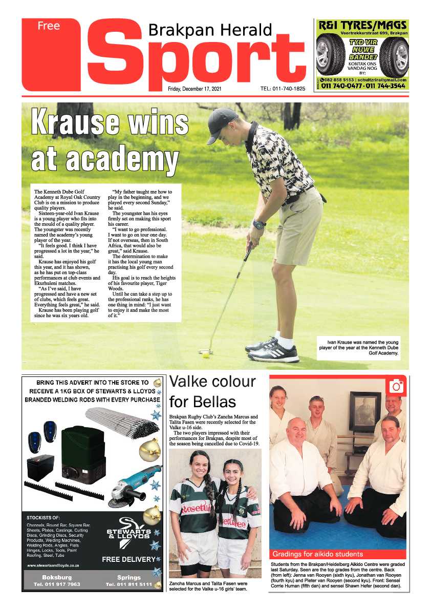 Brakpan Herald 17 December 2021 page 16