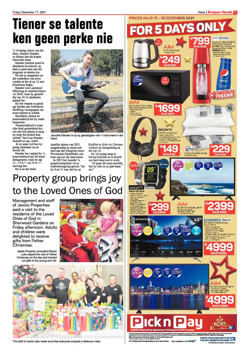 Brakpan Herald 17 December 2021 page 7