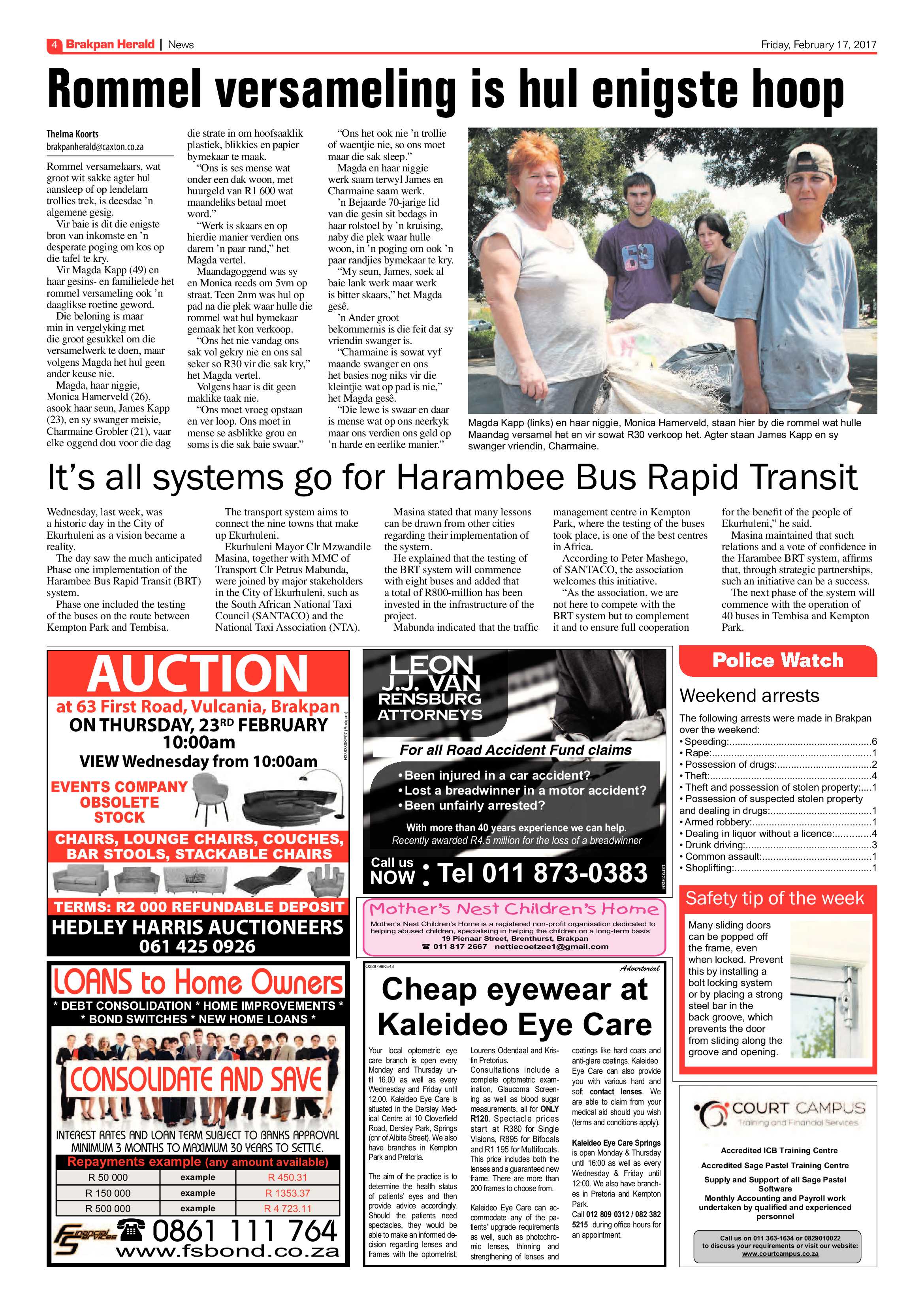 Brakpan Herald 17 February 2017 page 4