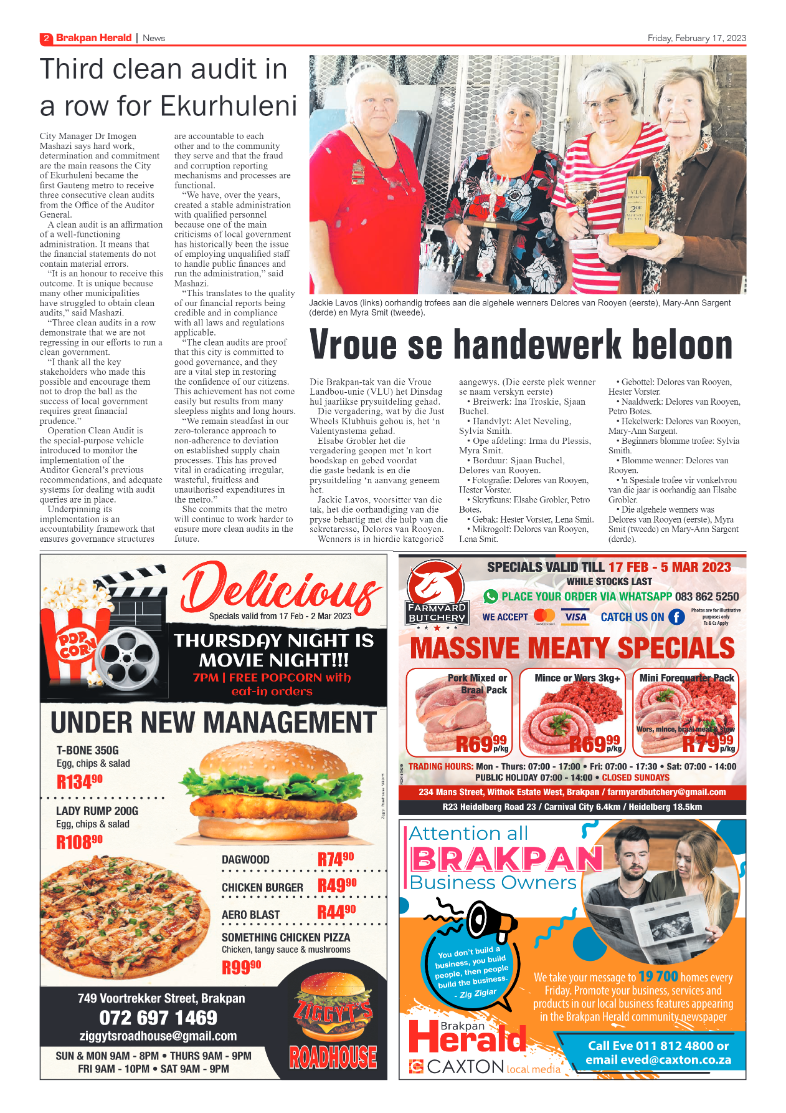 Brakpan Herald 17 February 2022 page 2