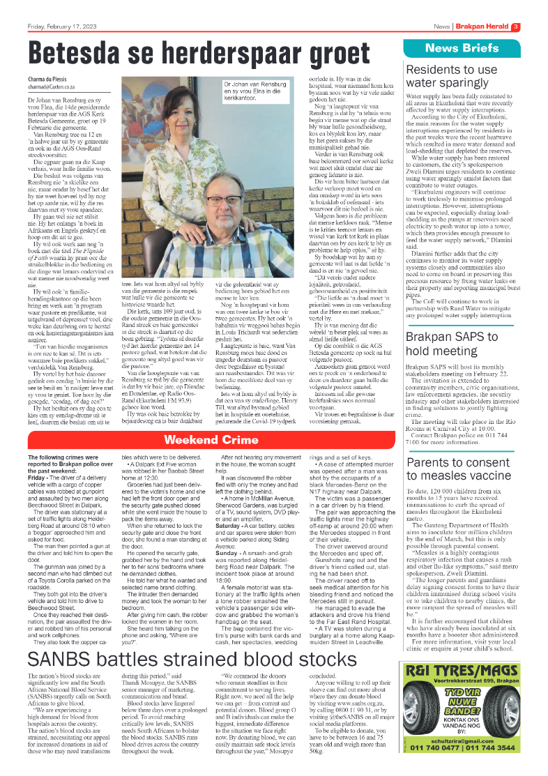 Brakpan Herald 17 February 2022 page 3