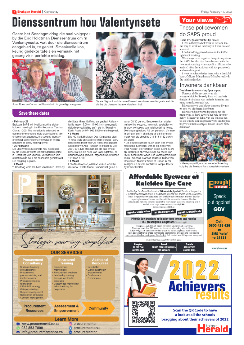 Brakpan Herald 17 February 2022 page 4