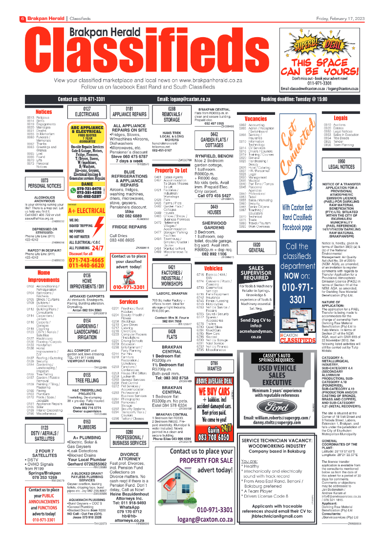 Brakpan Herald 17 February 2022 page 6