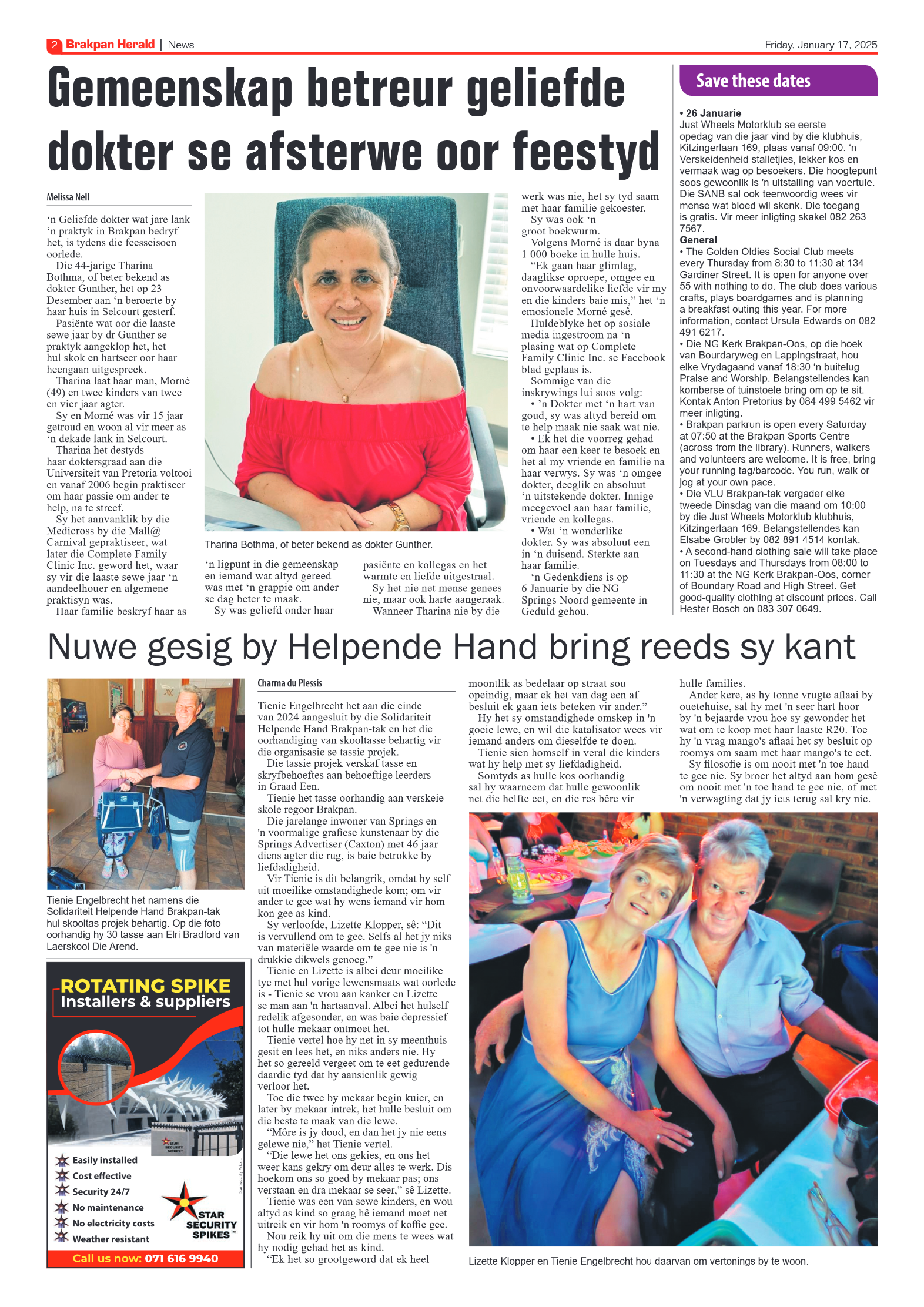 Brakpan Herald 17 January 2025 page 2