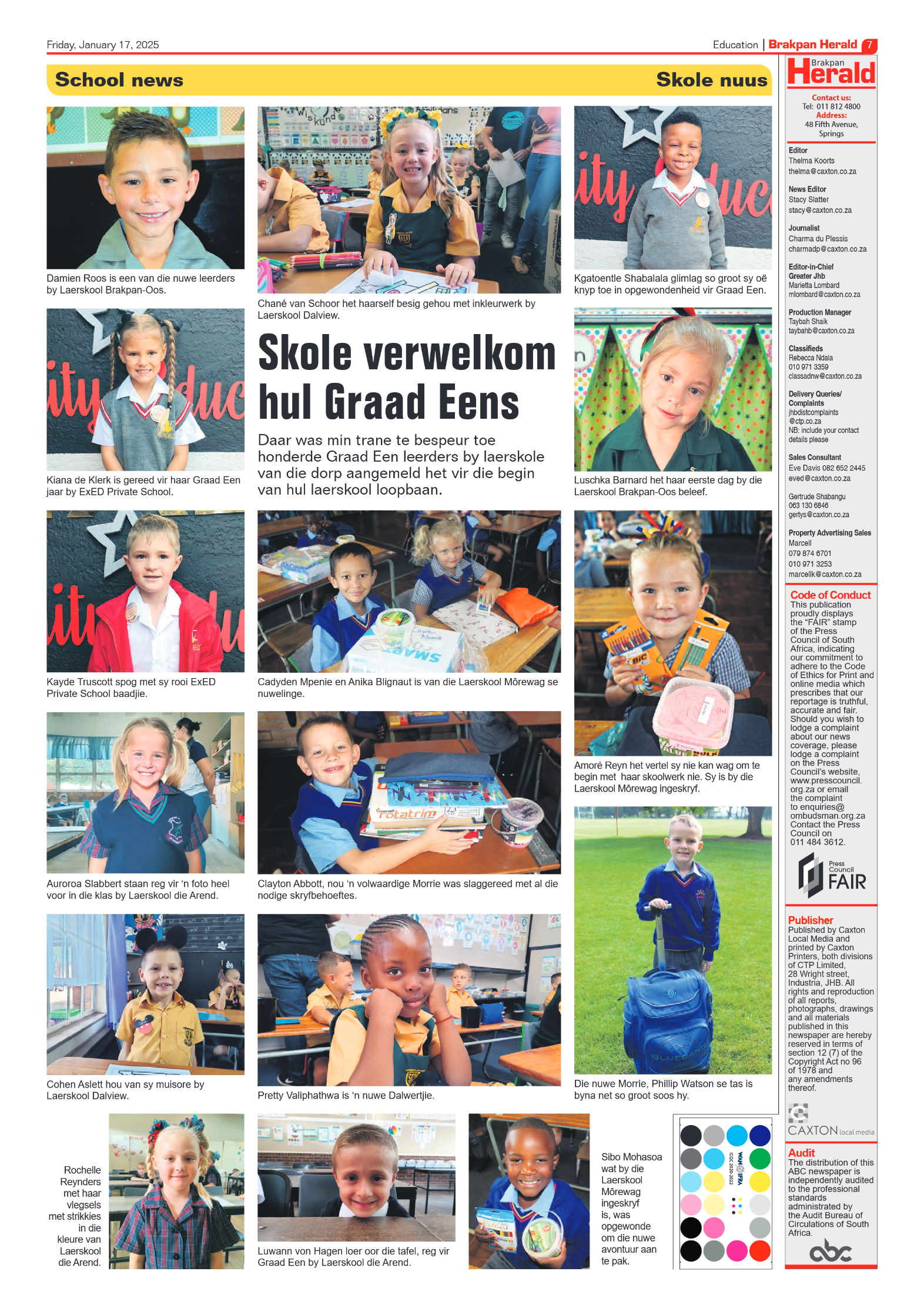 Brakpan Herald 17 January 2025 page 7