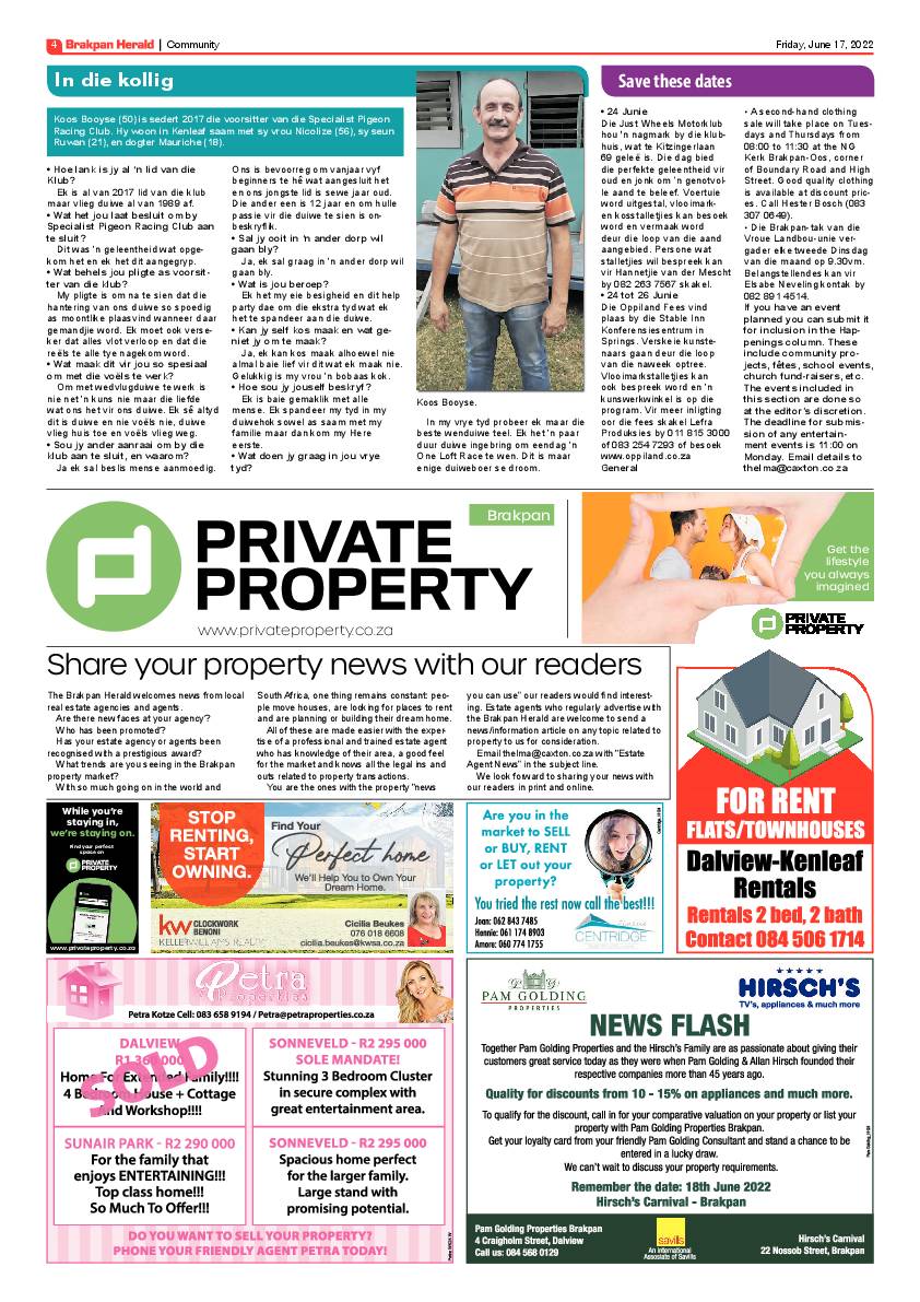 Brakpan Herald 17 June 2022 page 4