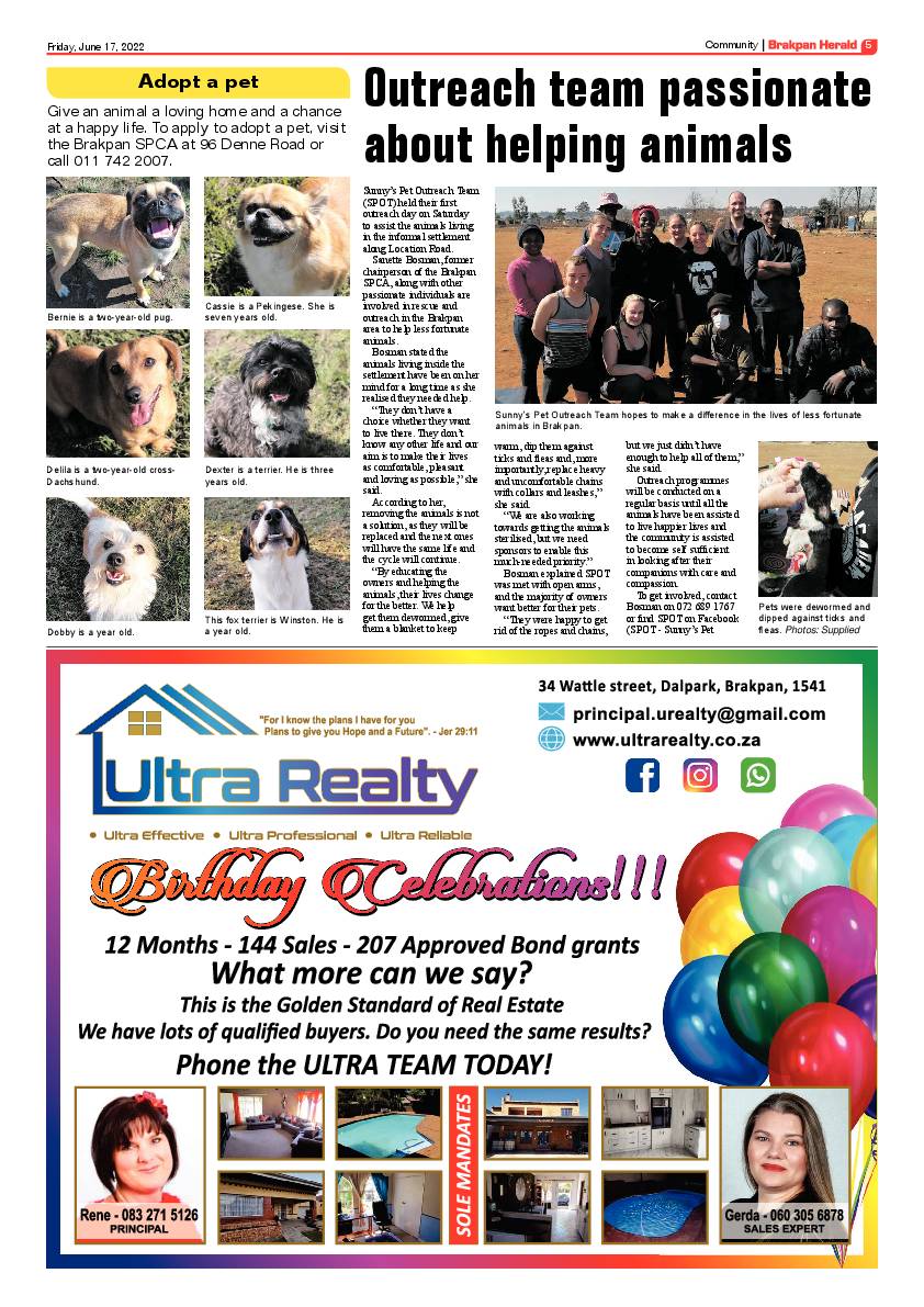 Brakpan Herald 17 June 2022 page 5