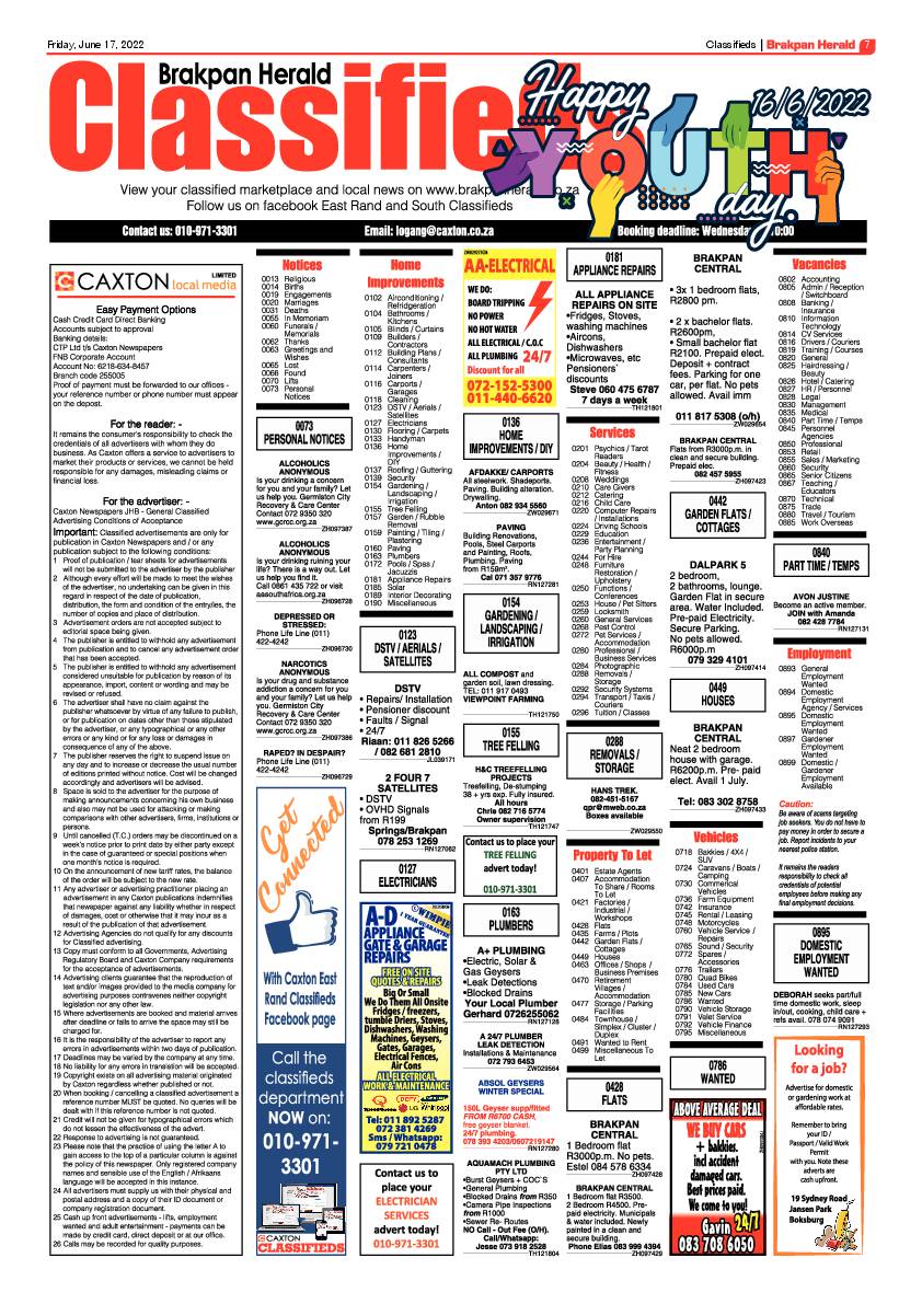 Brakpan Herald 17 June 2022 page 7