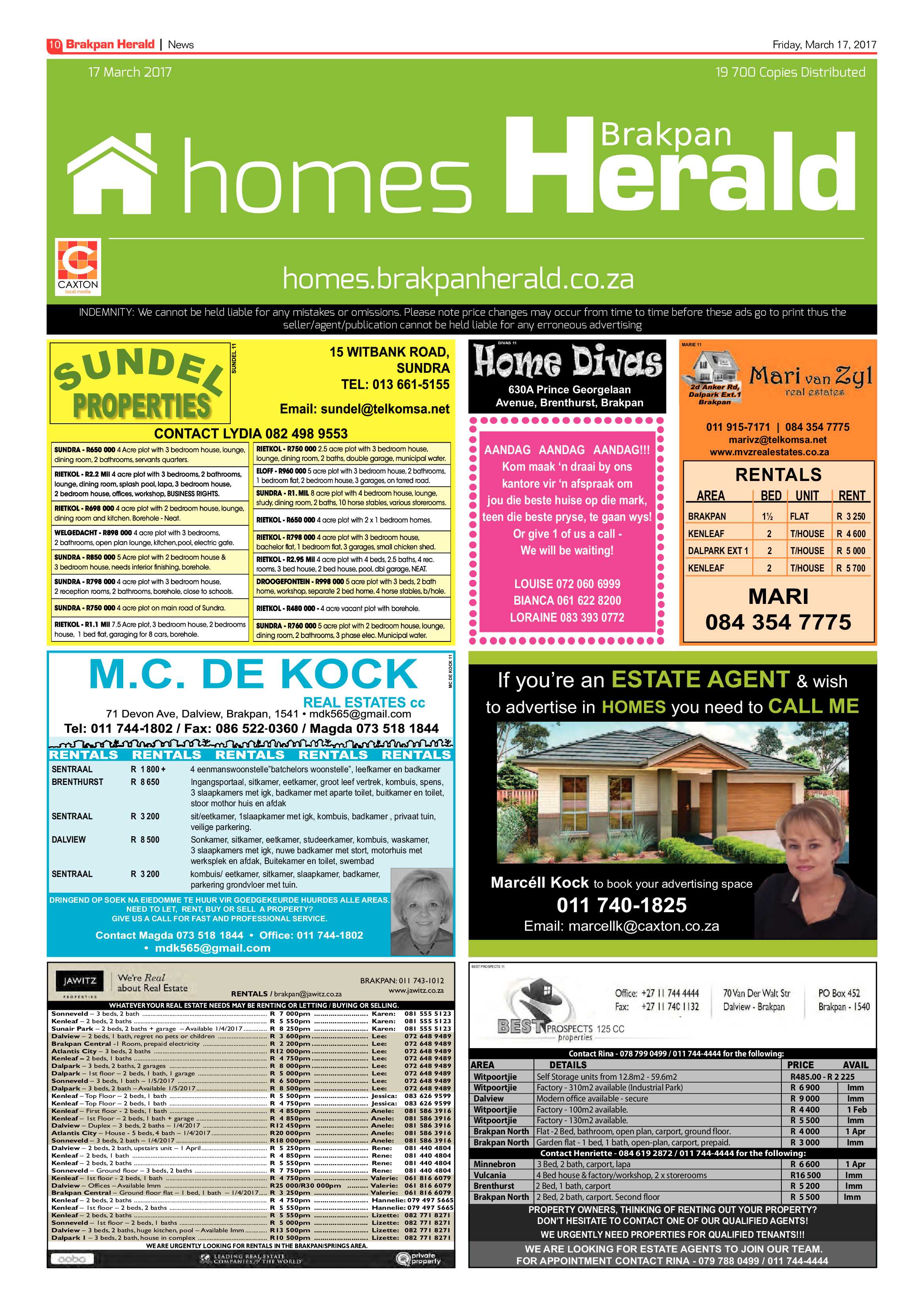 Brakpan Herald 17 March 2017 page 10