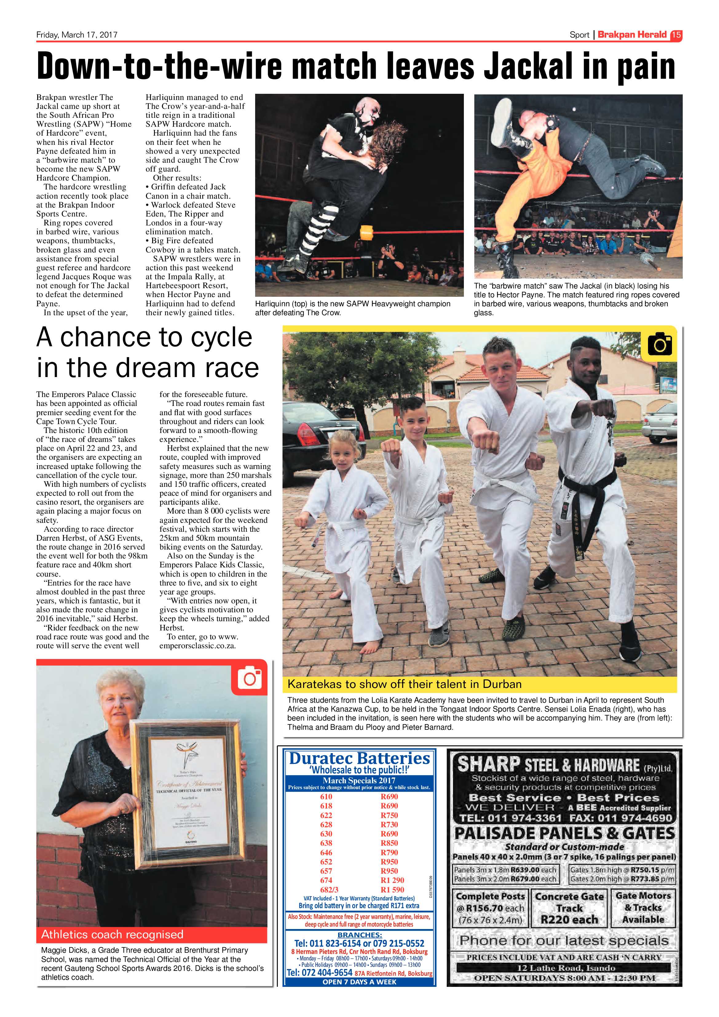 Brakpan Herald 17 March 2017 page 15