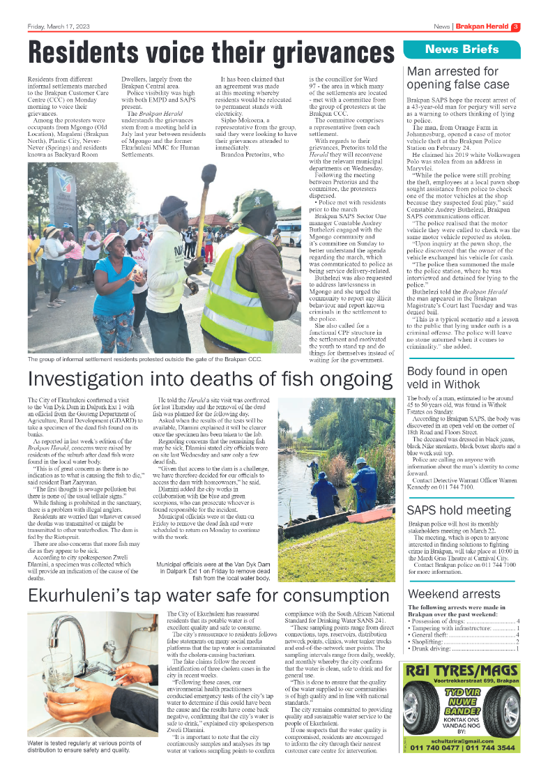 Brakpan Herald 17 March 2022 page 3