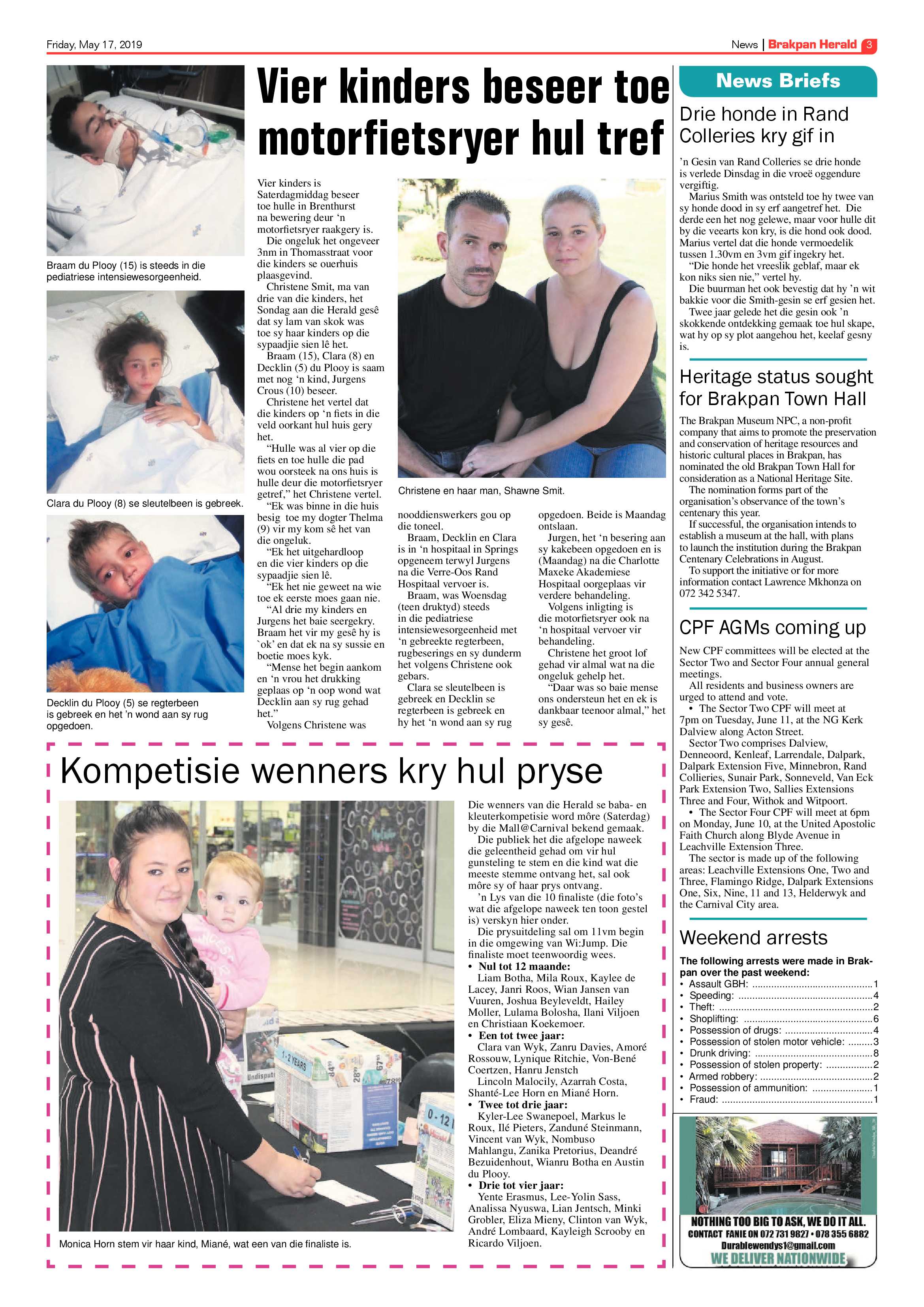 Brakpan Herald 17 May 2019 page 3