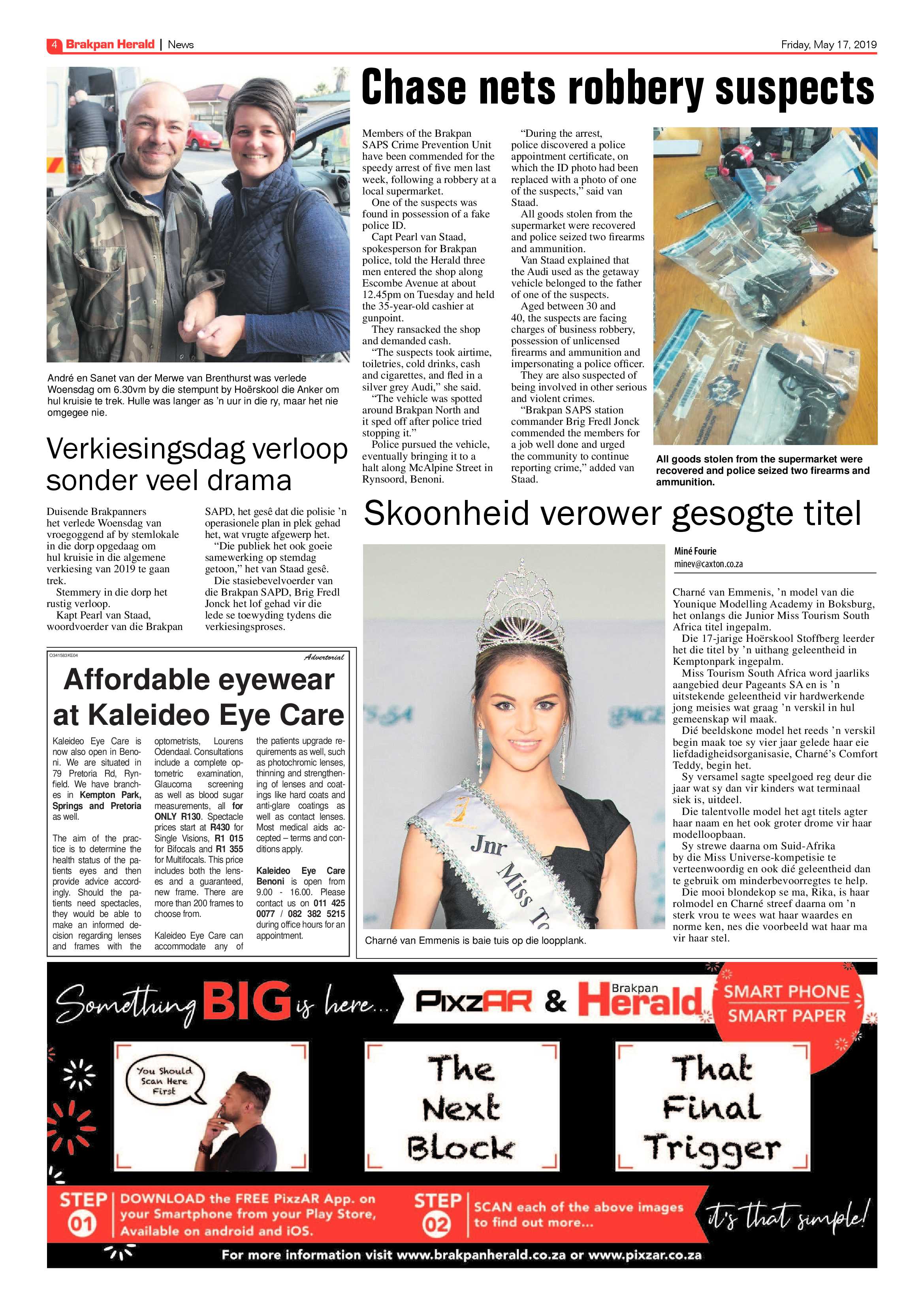 Brakpan Herald 17 May 2019 page 4