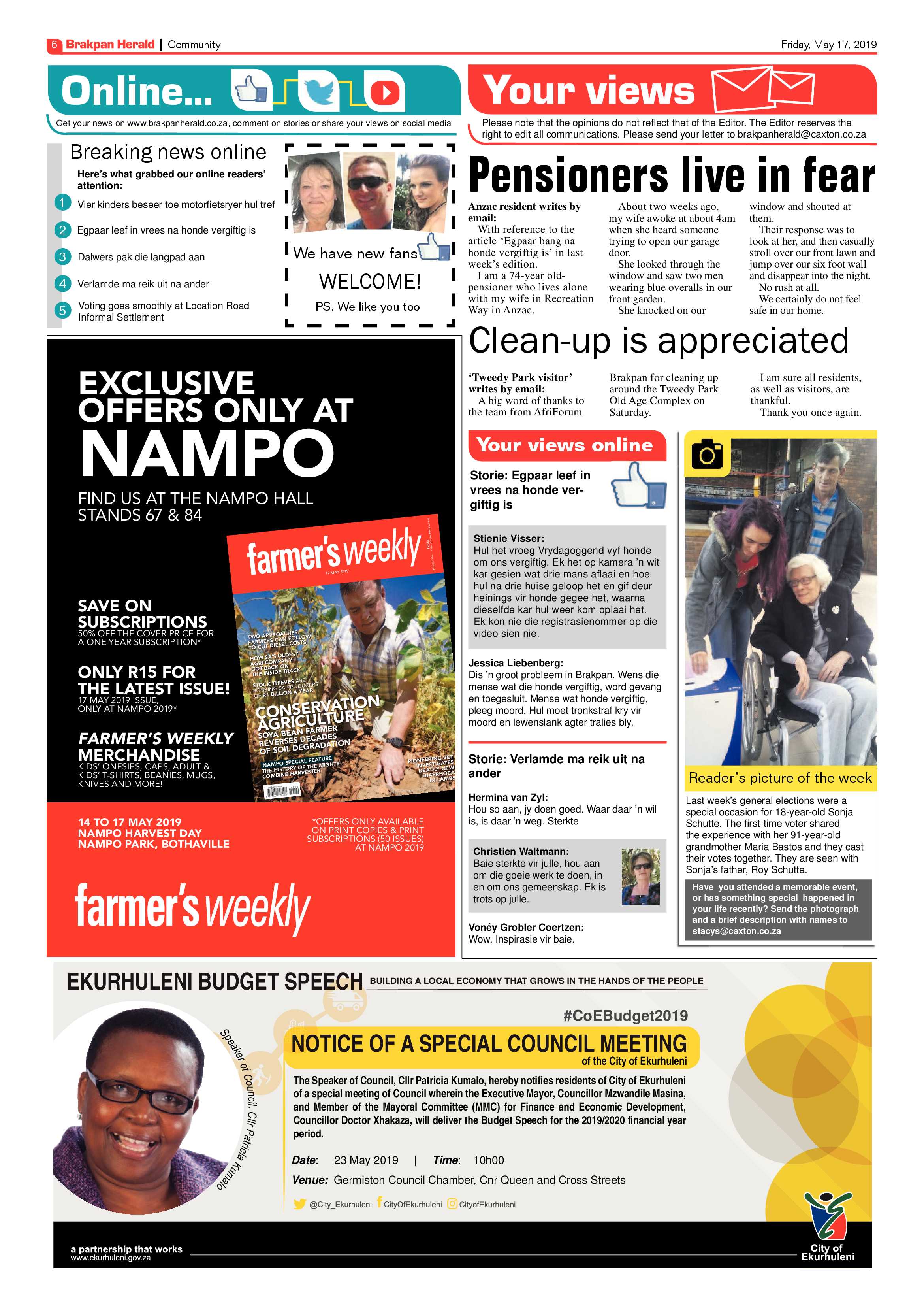 Brakpan Herald 17 May 2019 page 6