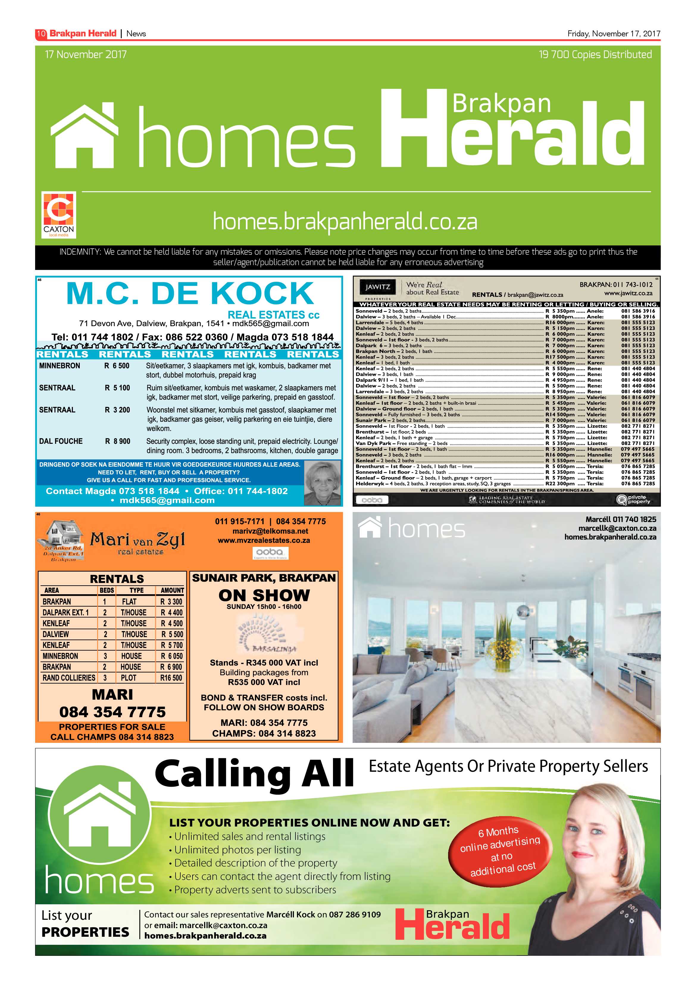 Brakpan Herald 17 November 2017 page 10