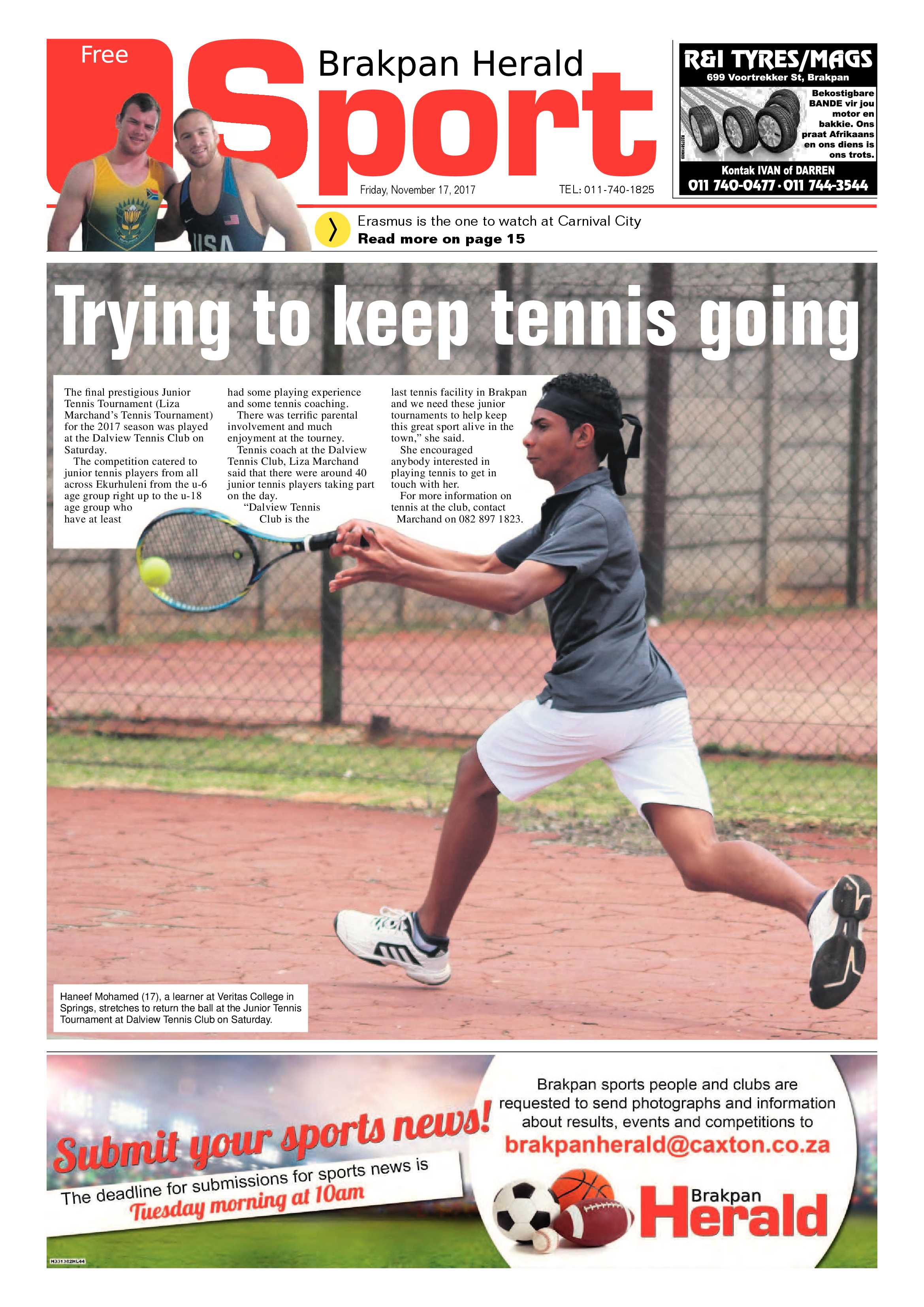 Brakpan Herald 17 November 2017 page 16