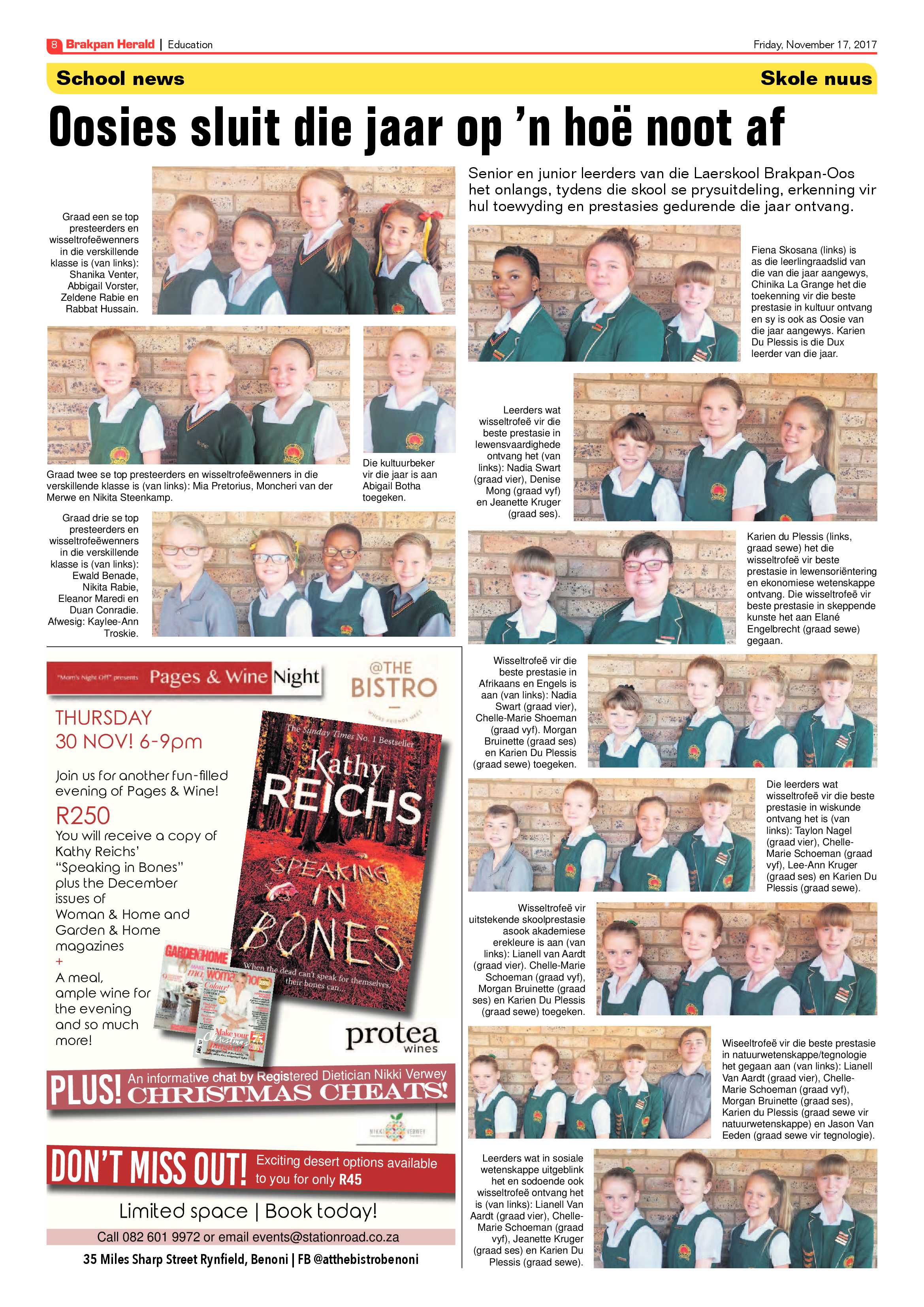 Brakpan Herald 17 November 2017 page 8