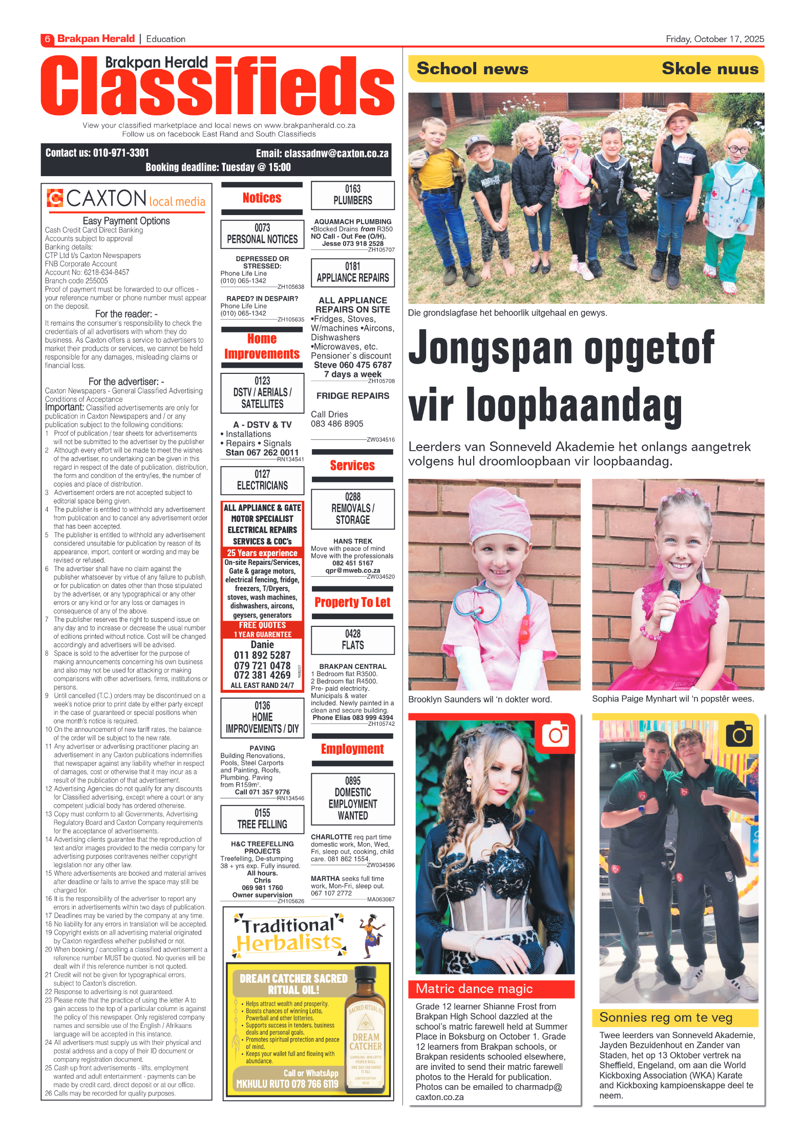 Brakpan Herald 17 October 2025 page 6
