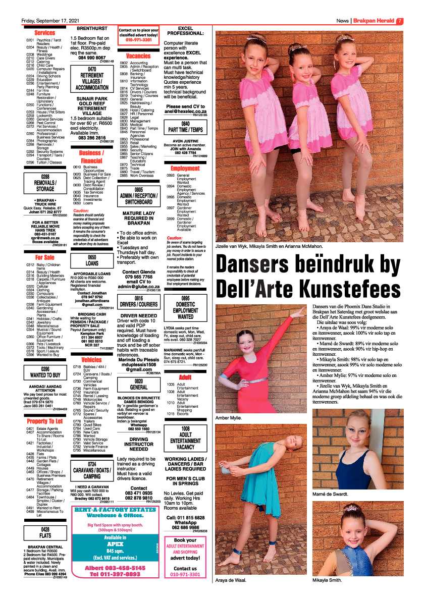 Brakpan Herald 17 September 2021 page 7