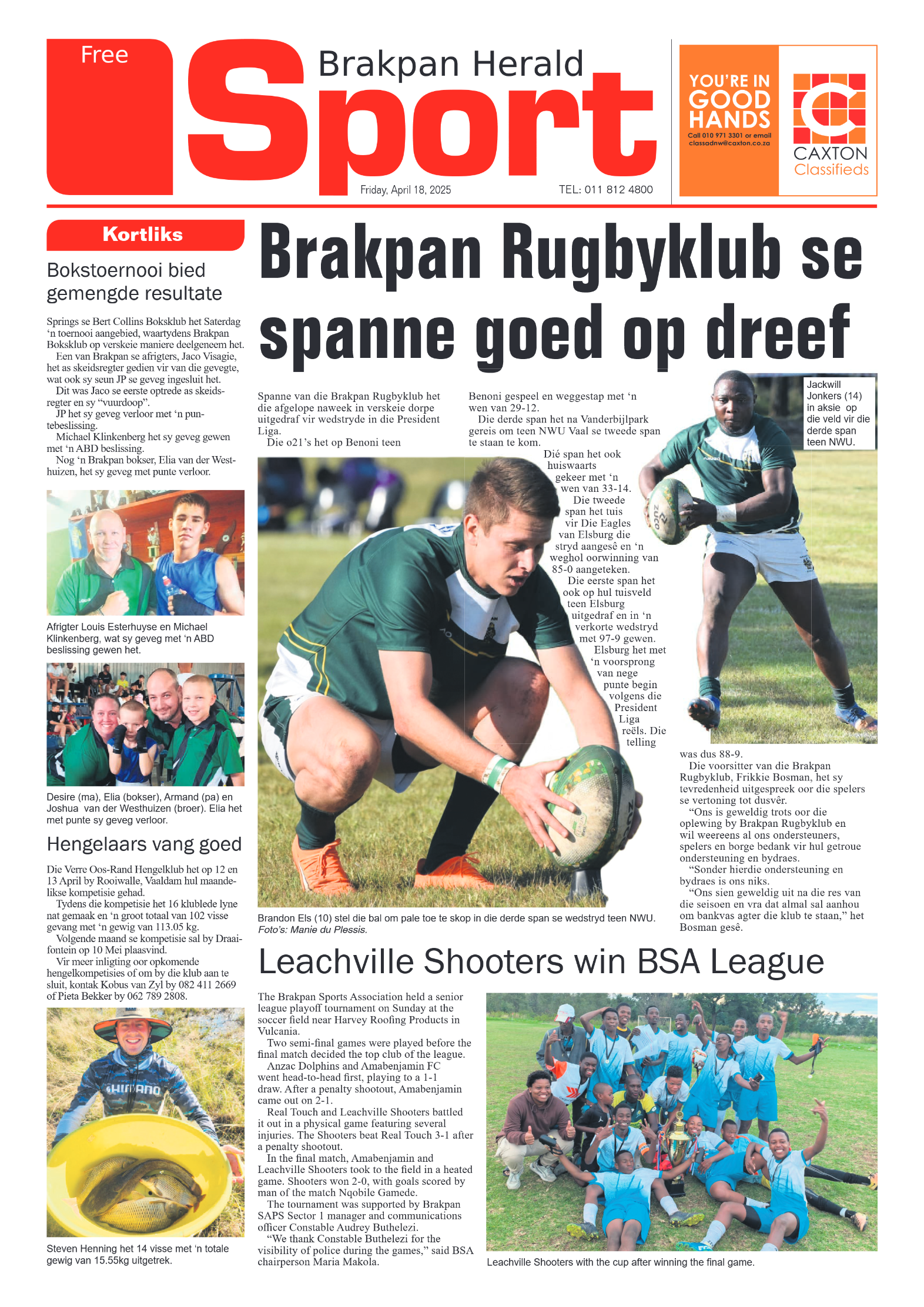 Brakpan Herald 18 April 2025 page 8