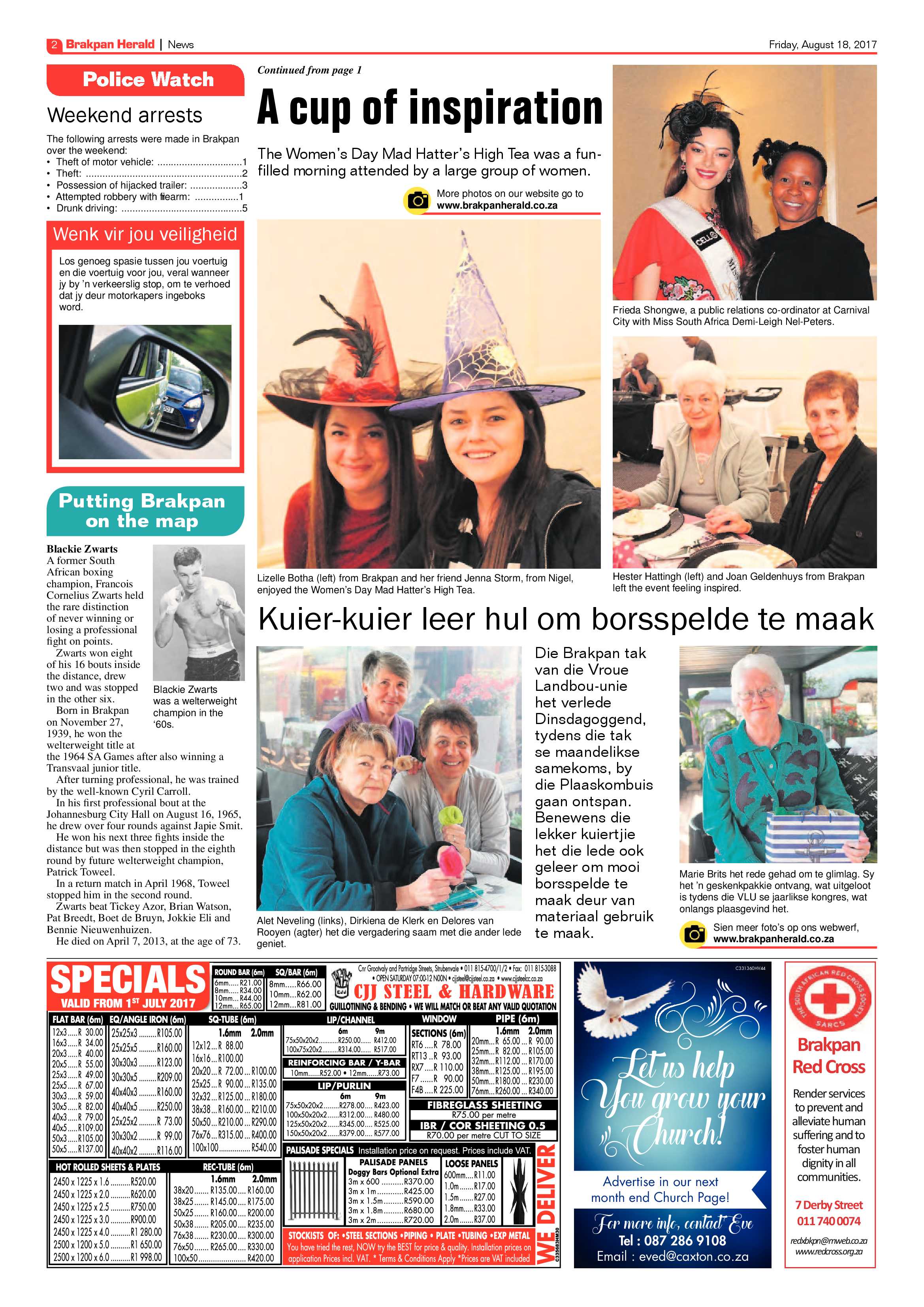 Brakpan Herald 18 August 2017 page 2
