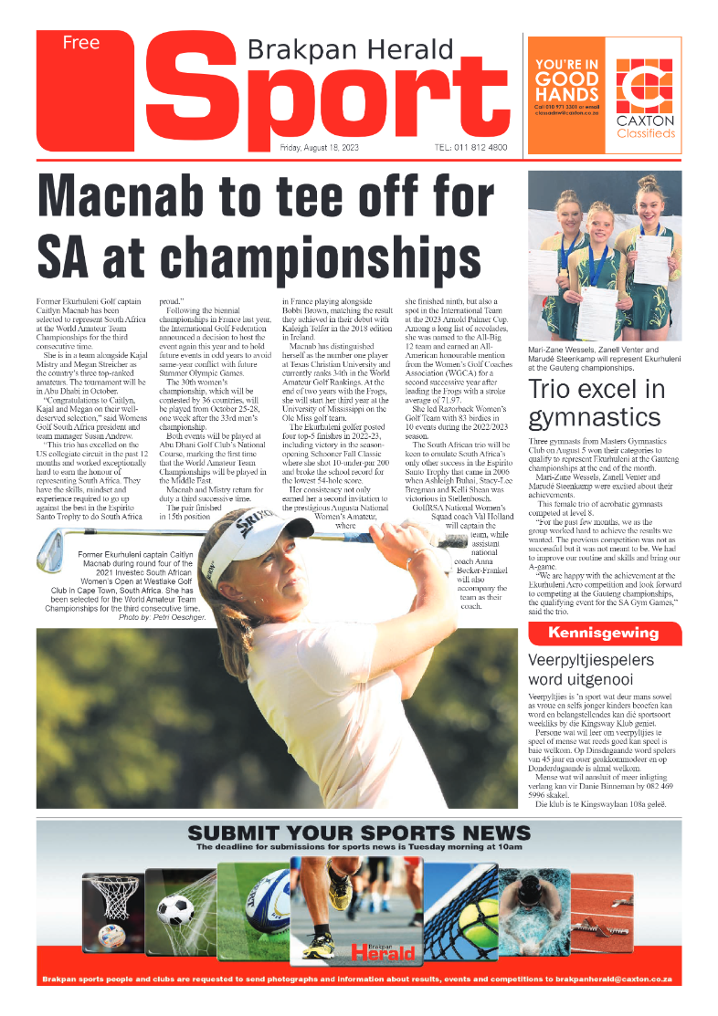 Brakpan Herald 18 August 2022 page 8