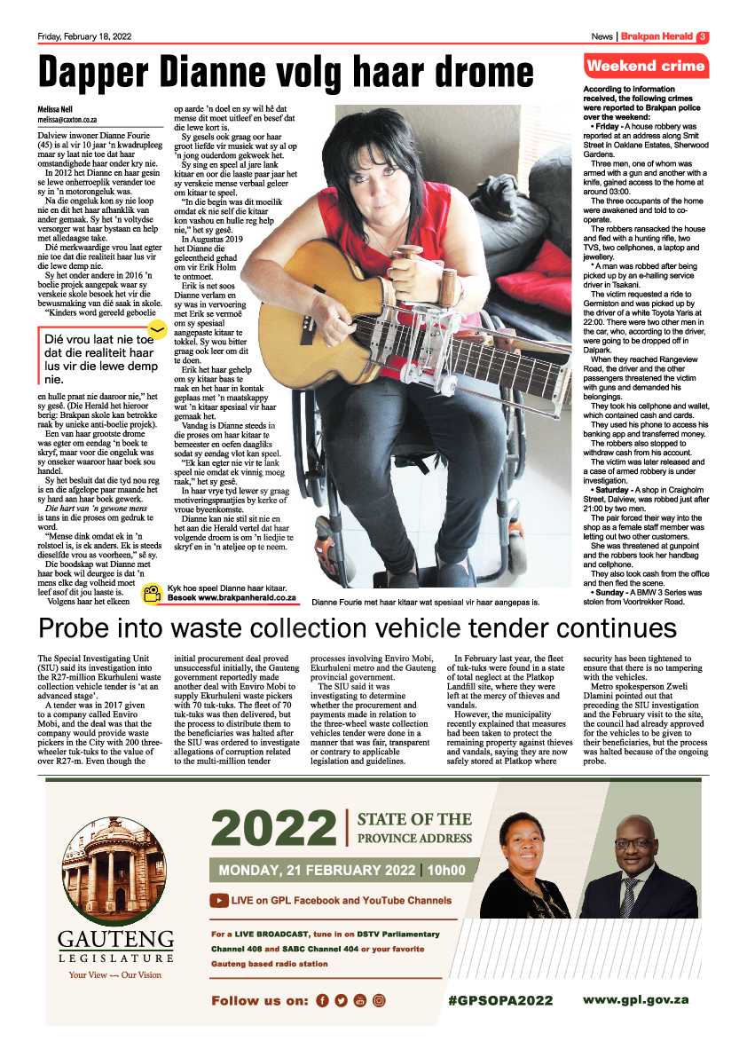 Brakpan Herald 18 February 2022 page 3