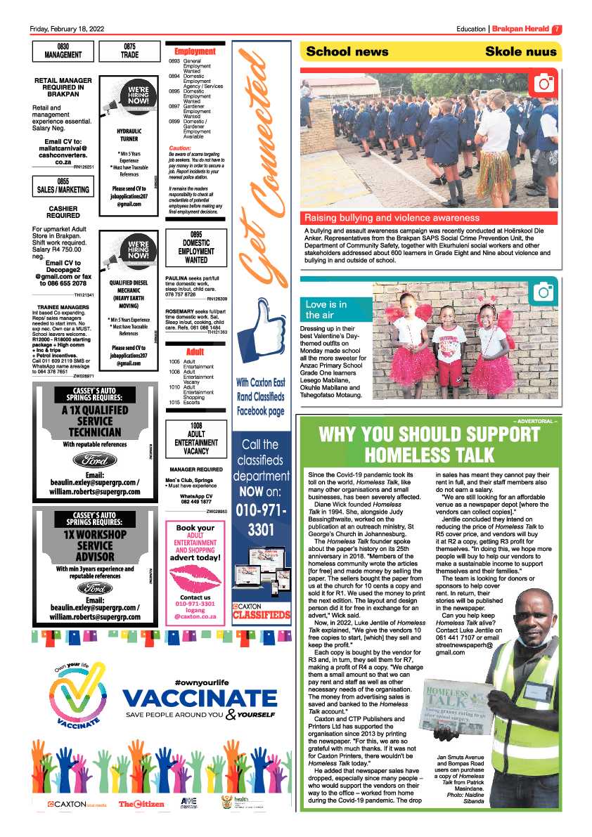 Brakpan Herald 18 February 2022 page 7