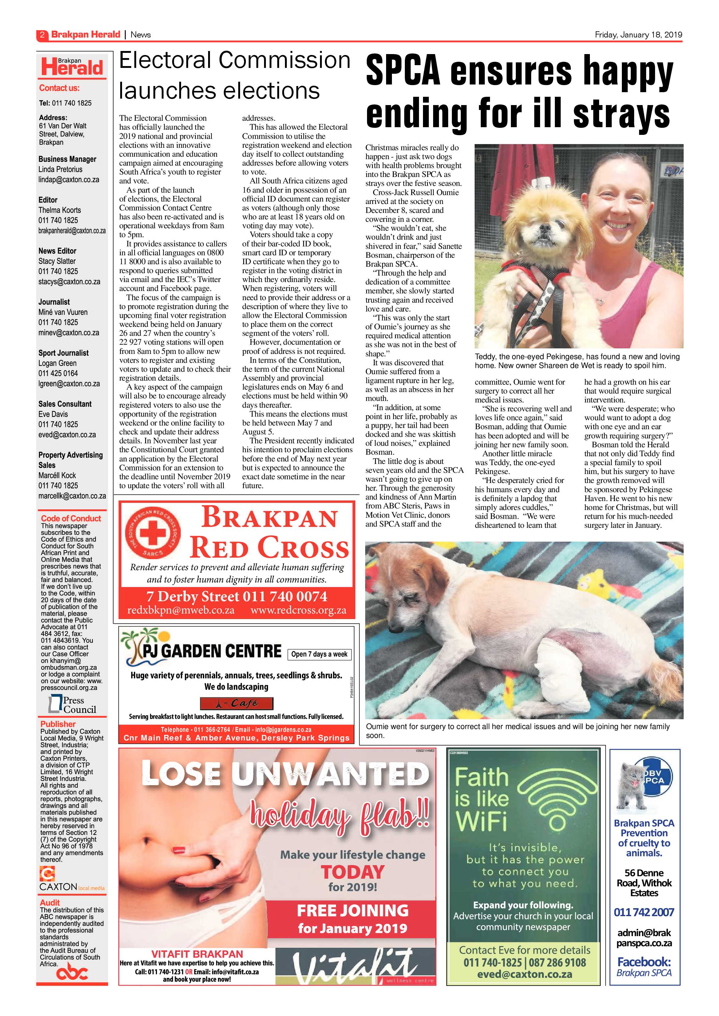 Brakpan Herald 18 January 2019 page 2