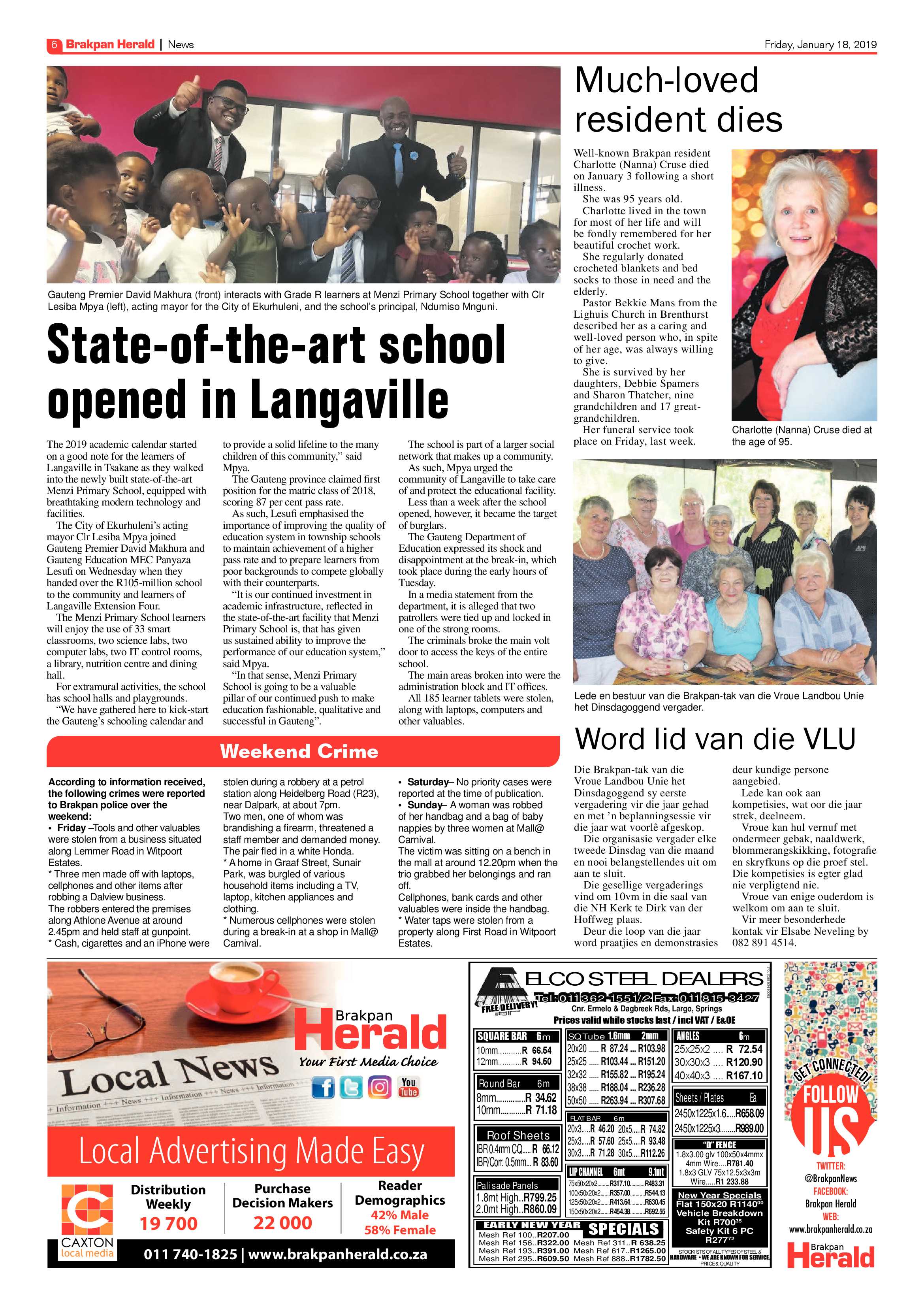 Brakpan Herald 18 January 2019 page 6