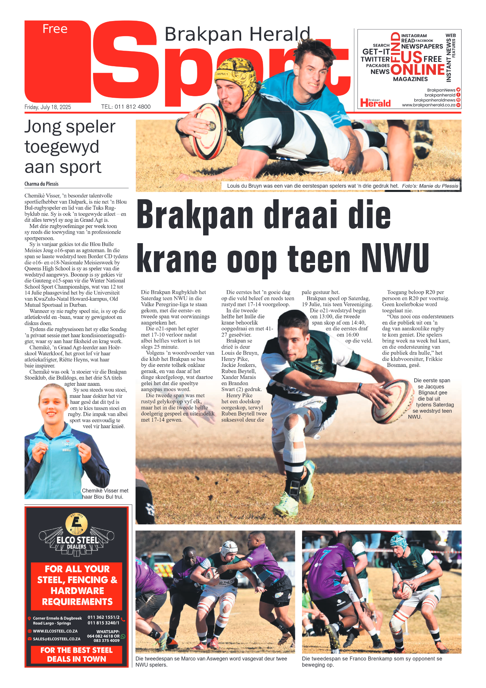 Brakpan Herald 18 July 2025 page 8