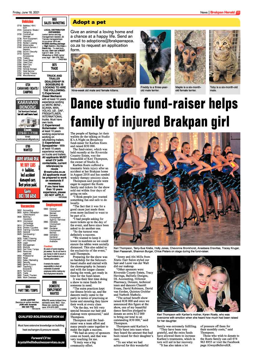 Brakpan Herald 18 June 2021 page 11