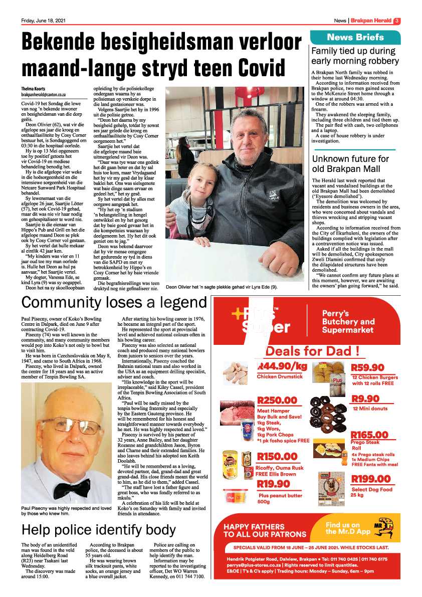 Brakpan Herald 18 June 2021 page 3