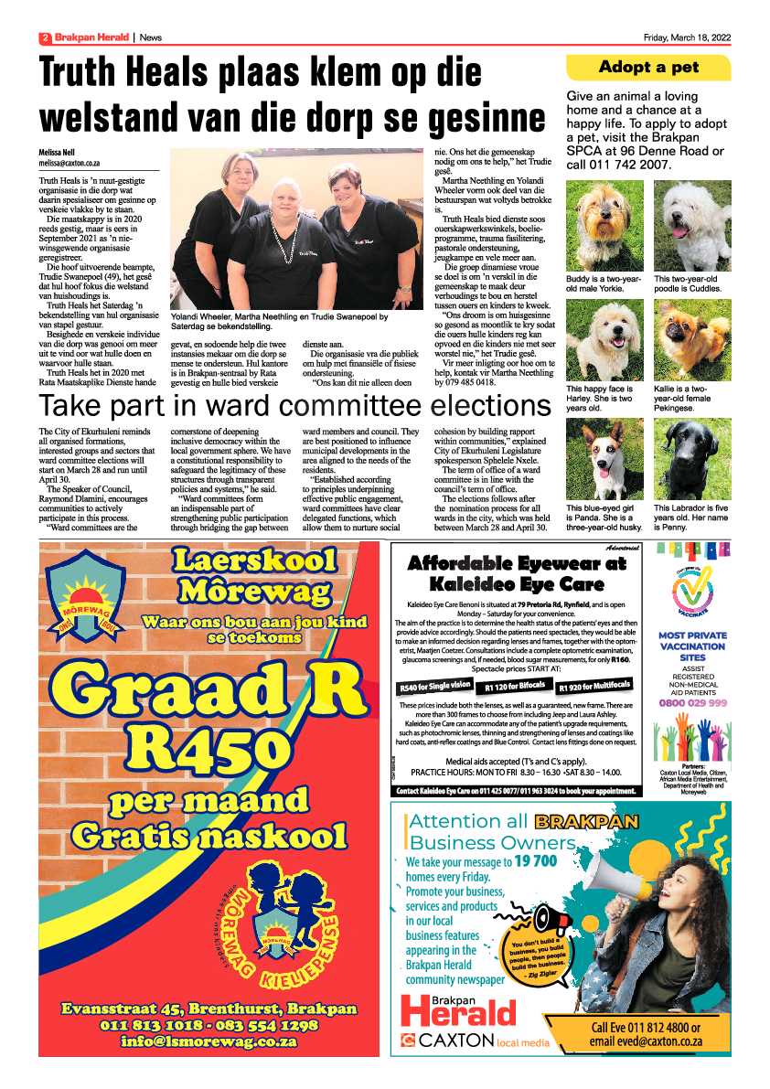 Brakpan Herald 18 March 2022 page 2