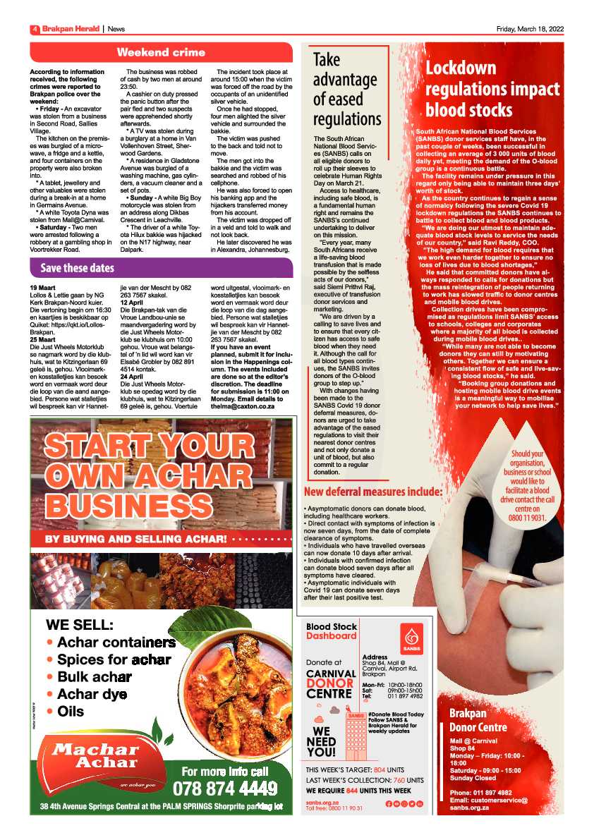 Brakpan Herald 18 March 2022 page 4