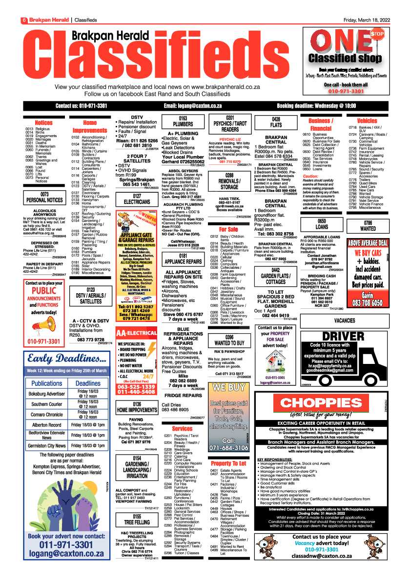 Brakpan Herald 18 March 2022 page 6