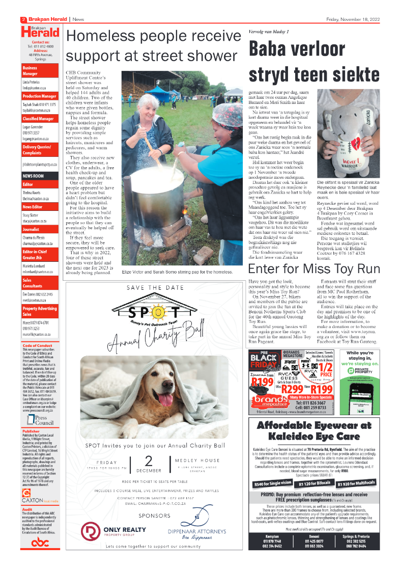 Brakpan Herald 18 Nov 2022 page 2