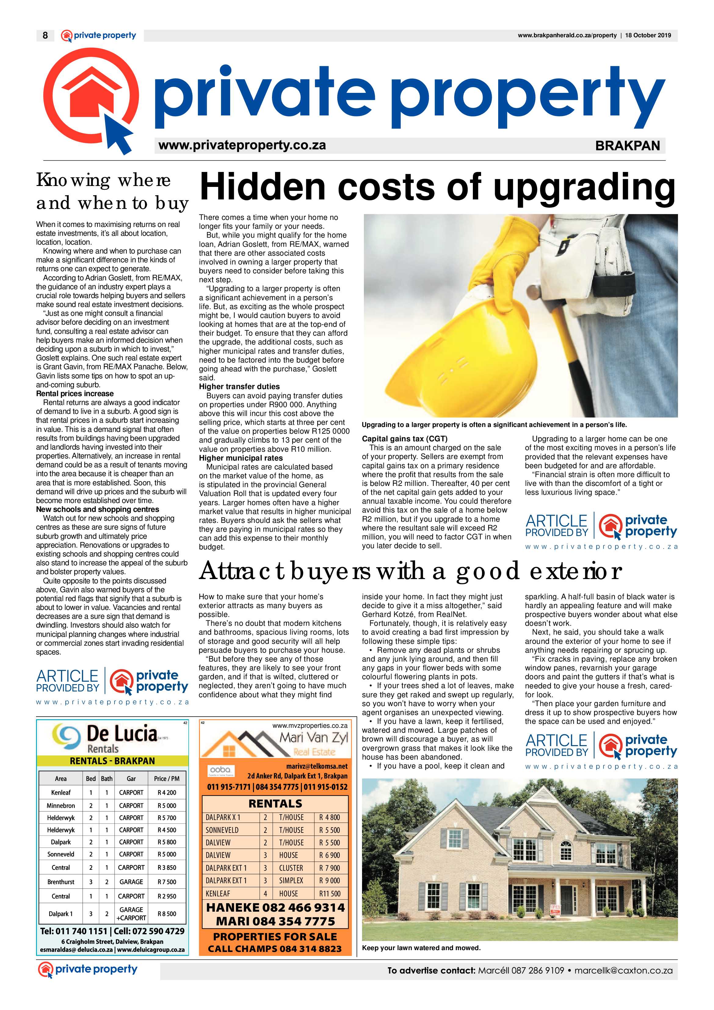 Brakpan Herald 18 October 2019 page 8